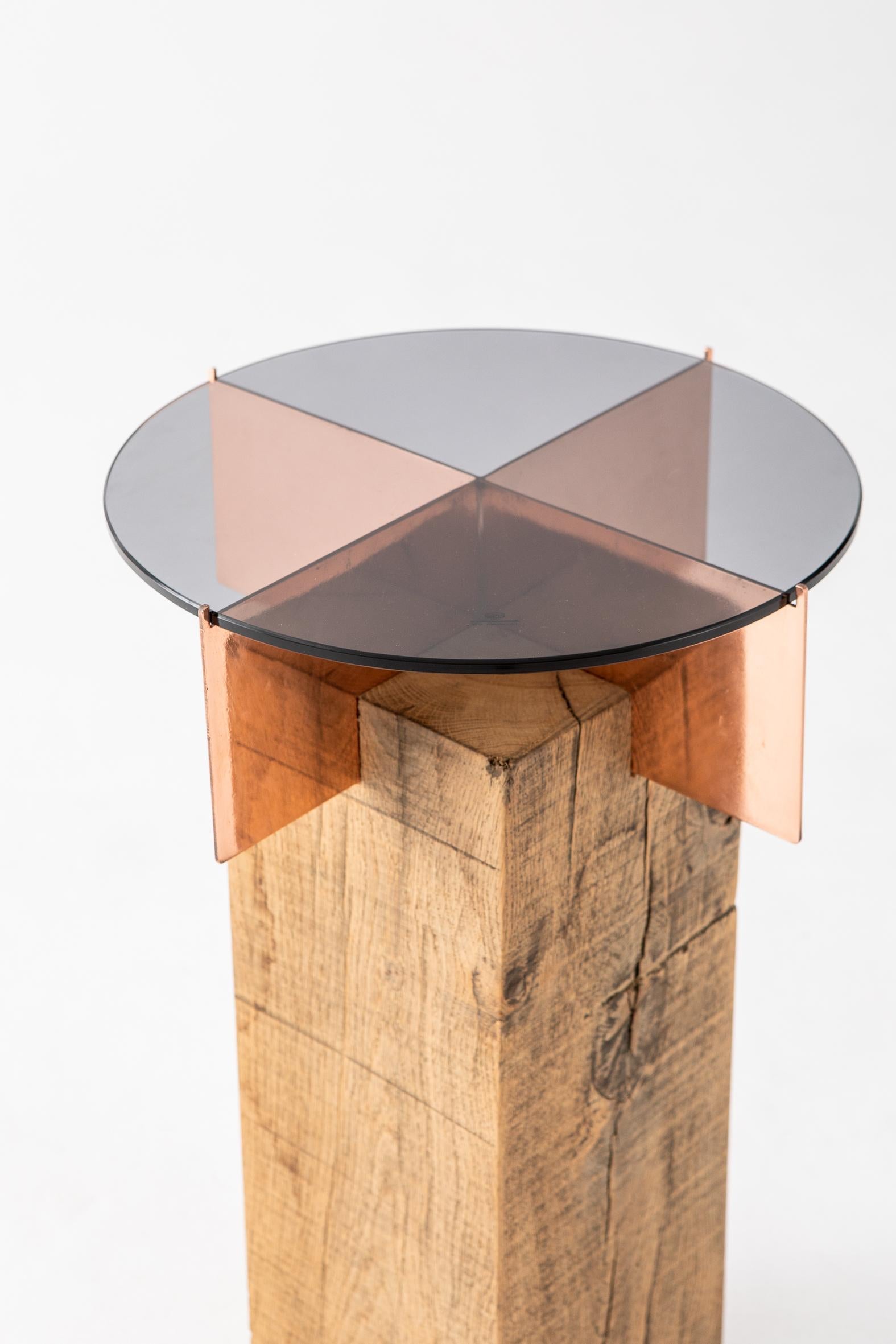 Steel Jewel Side Table by Egg Designs For Sale