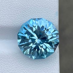 Jewell-Toned Honey Comb Swiss Blue Topaz 12,10 carati Gemma naturale del Madagascar
