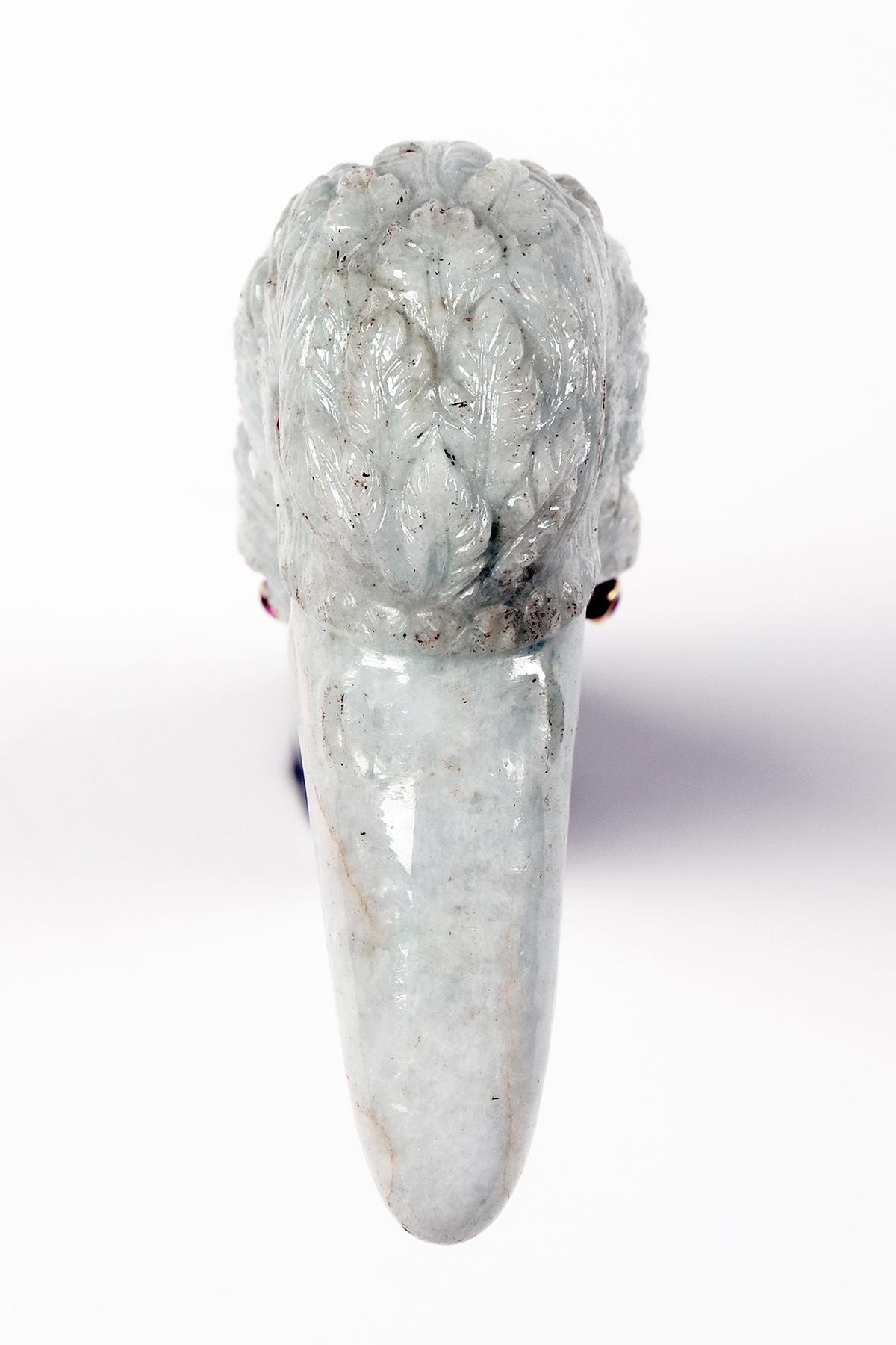 Bastón joya que representa una cabeza de pato, firmado Georges Fouquet, Francia 1900 en venta 7
