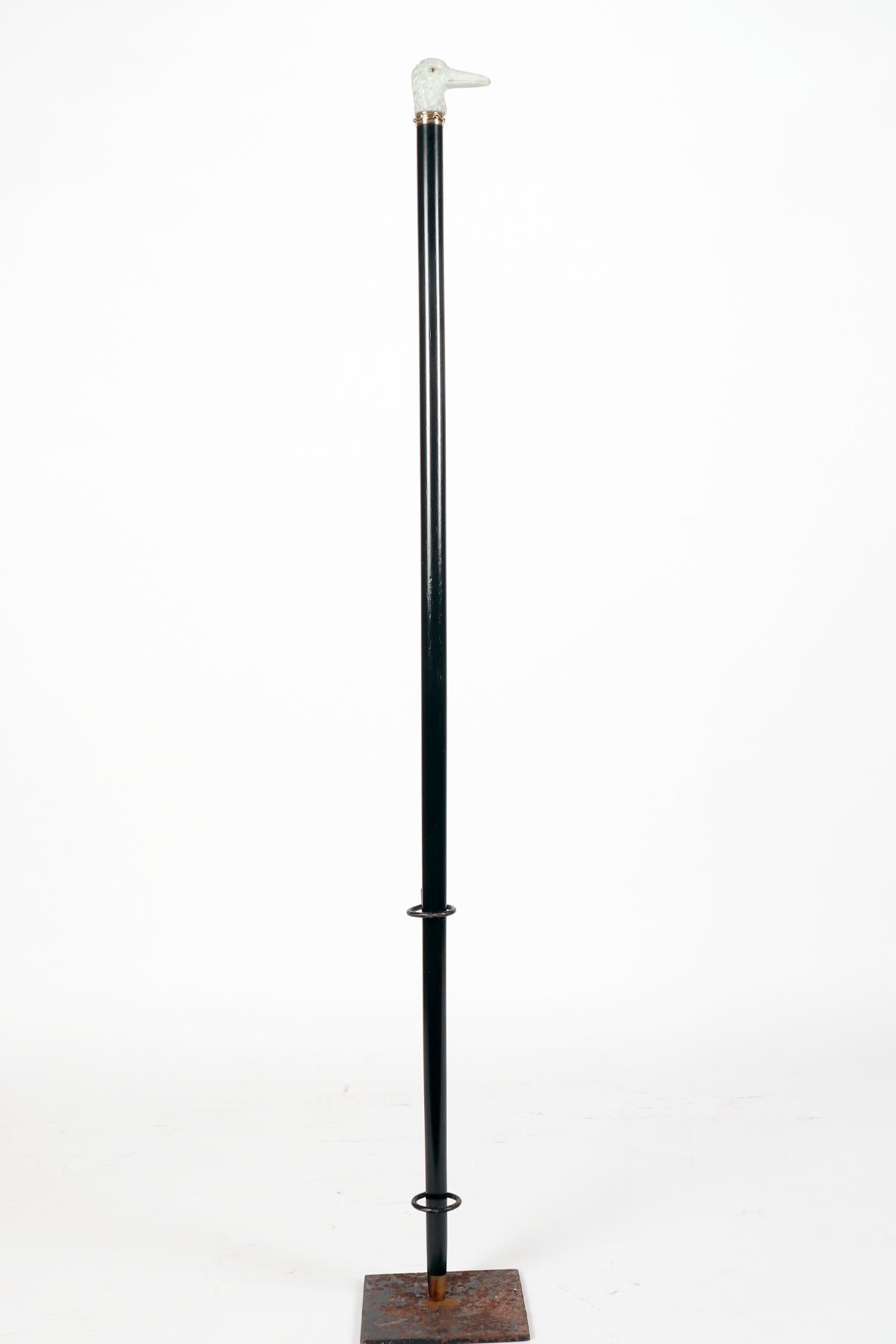 Bastón joya que representa una cabeza de pato, firmado Georges Fouquet, Francia 1900 en venta 10