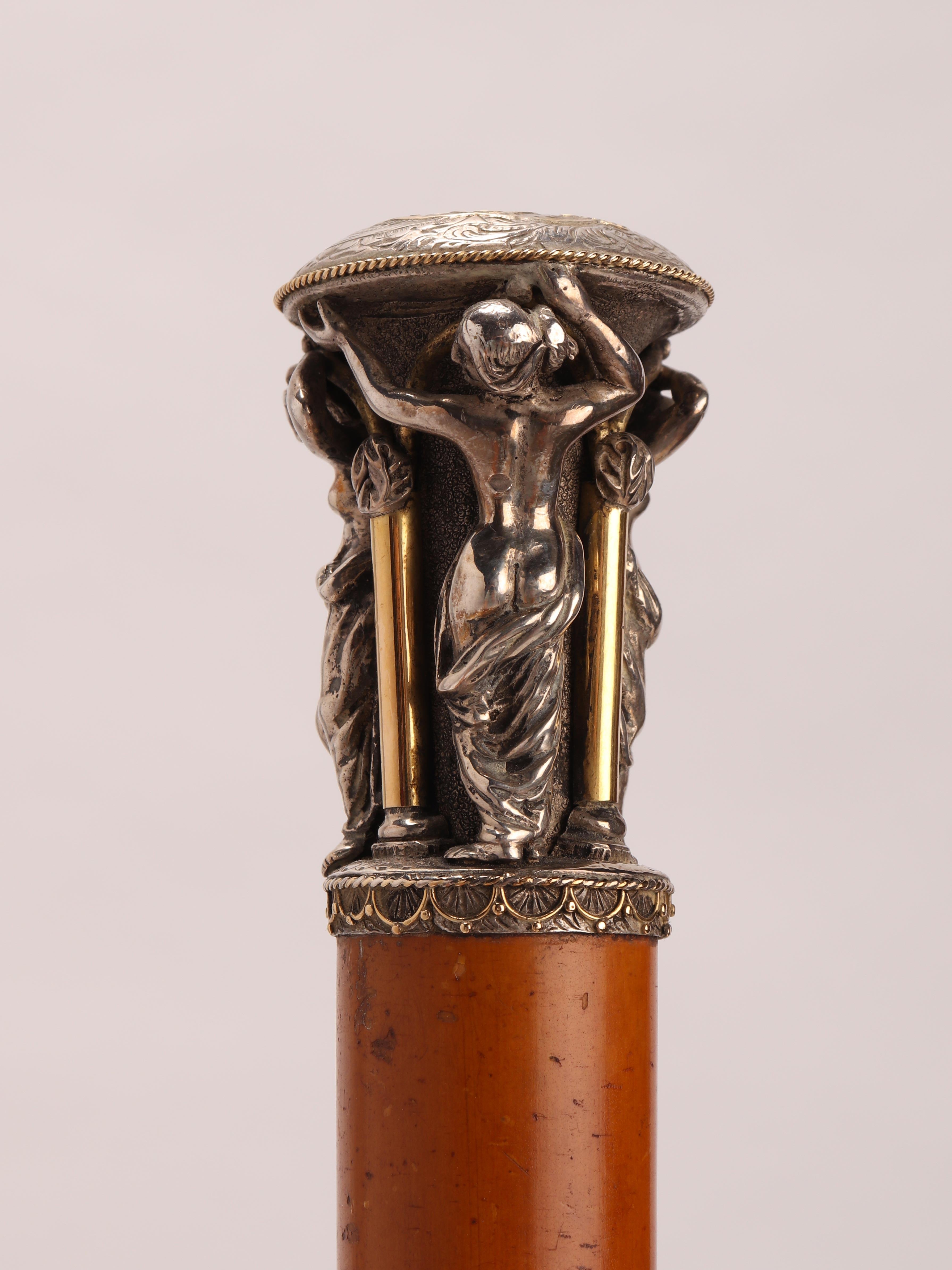 Jewel Walking Stick, France, 1870 1