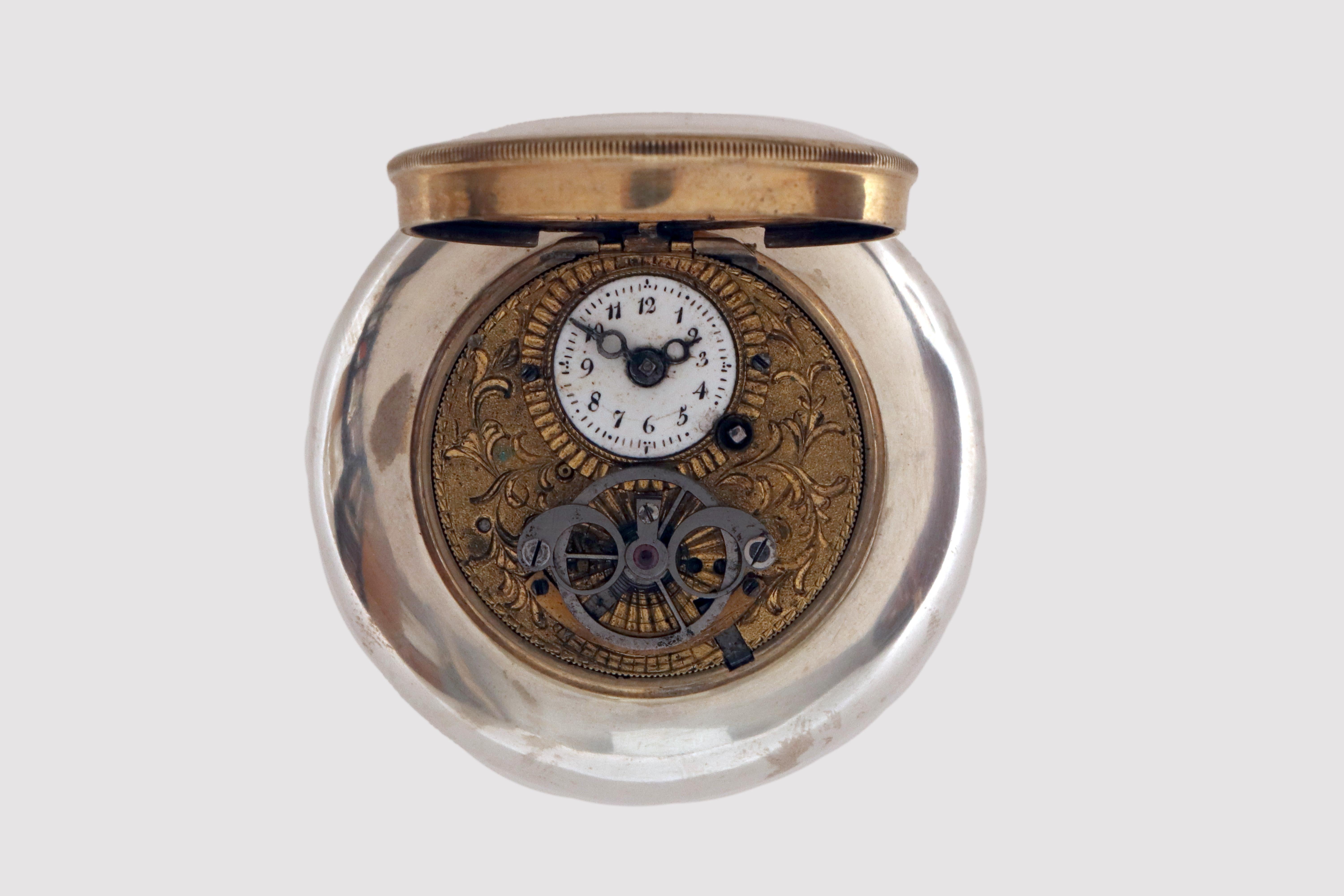 Bâton de marche Jewell, poignée avec une horloge. Signé Froment-Meurice, France 1849. en vente 5
