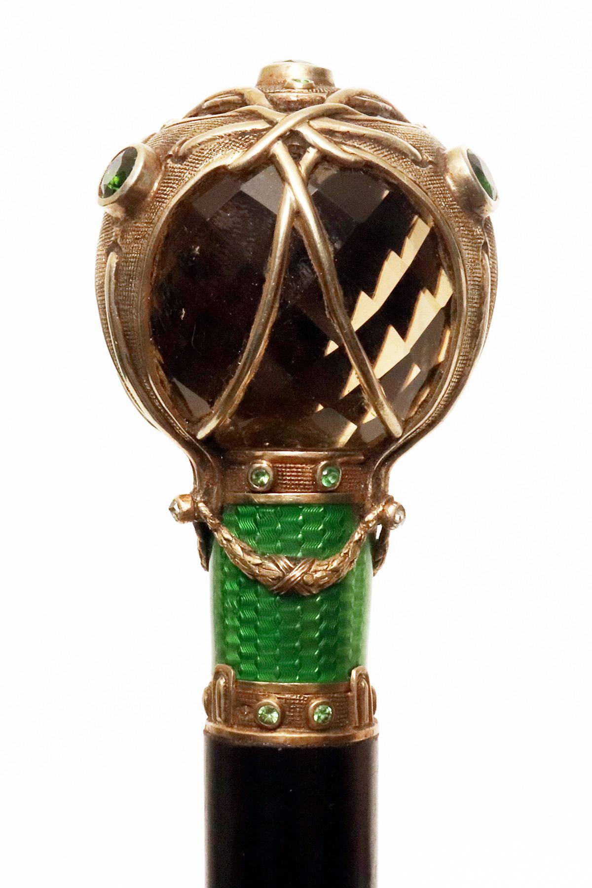 Jewel Walking stick signed Georges Fouquet, Paris 1900. In Good Condition In Milan, IT