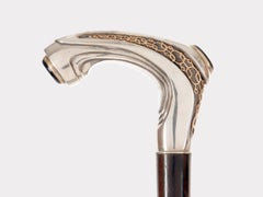 Jewel walking stick, signed Lazarus Pozen Witwe, Germany end 19th century.