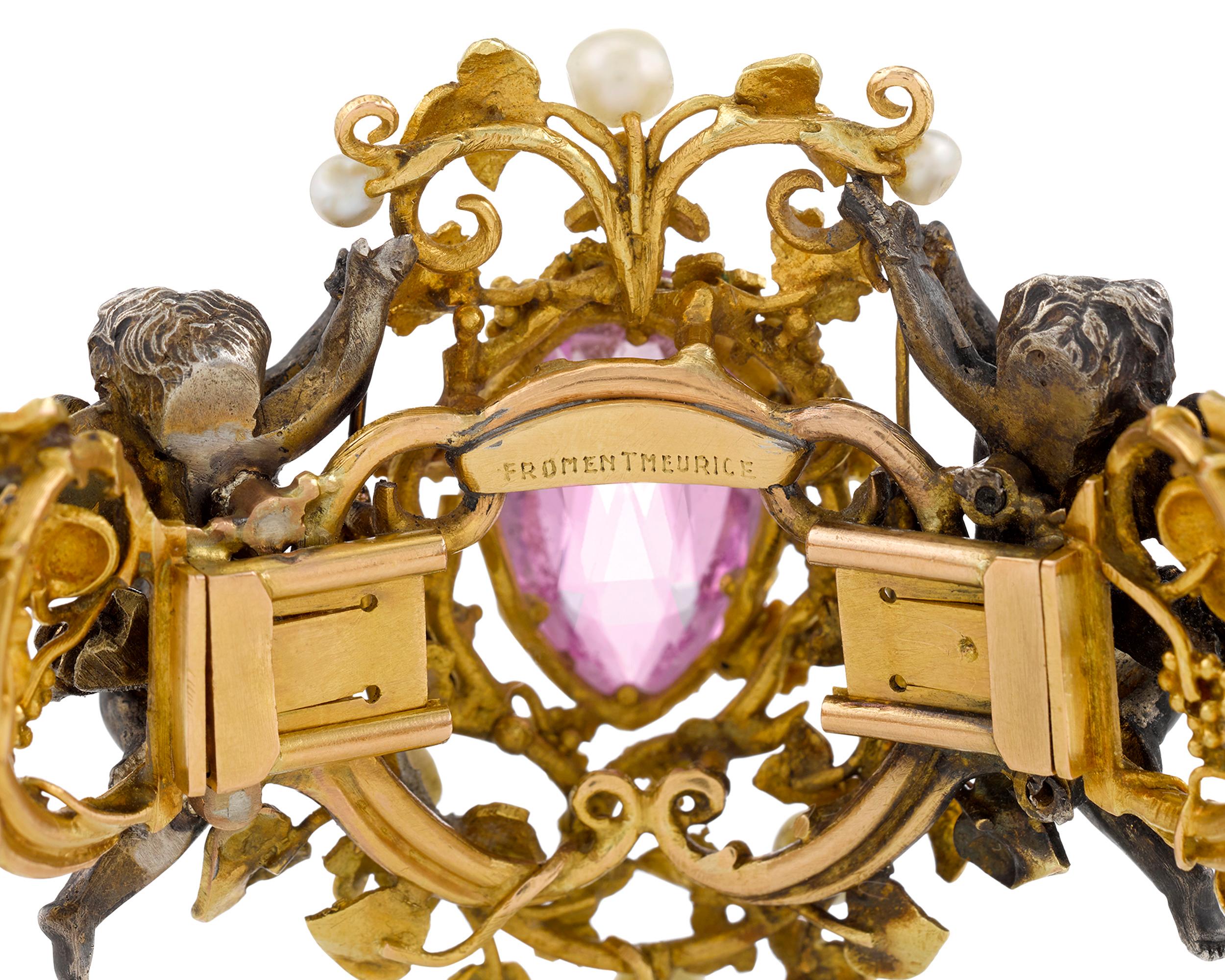 Juwelenbesetztes Amor-Armband von Froment-Meurice im Zustand „Hervorragend“ in New Orleans, LA