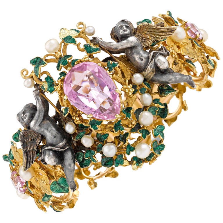 Jeweled Cupid Bracelet by Froment-Meurice at 1stDibs | froment meurice  jewelry, froment-meurice ring, froment meurice ring for sale