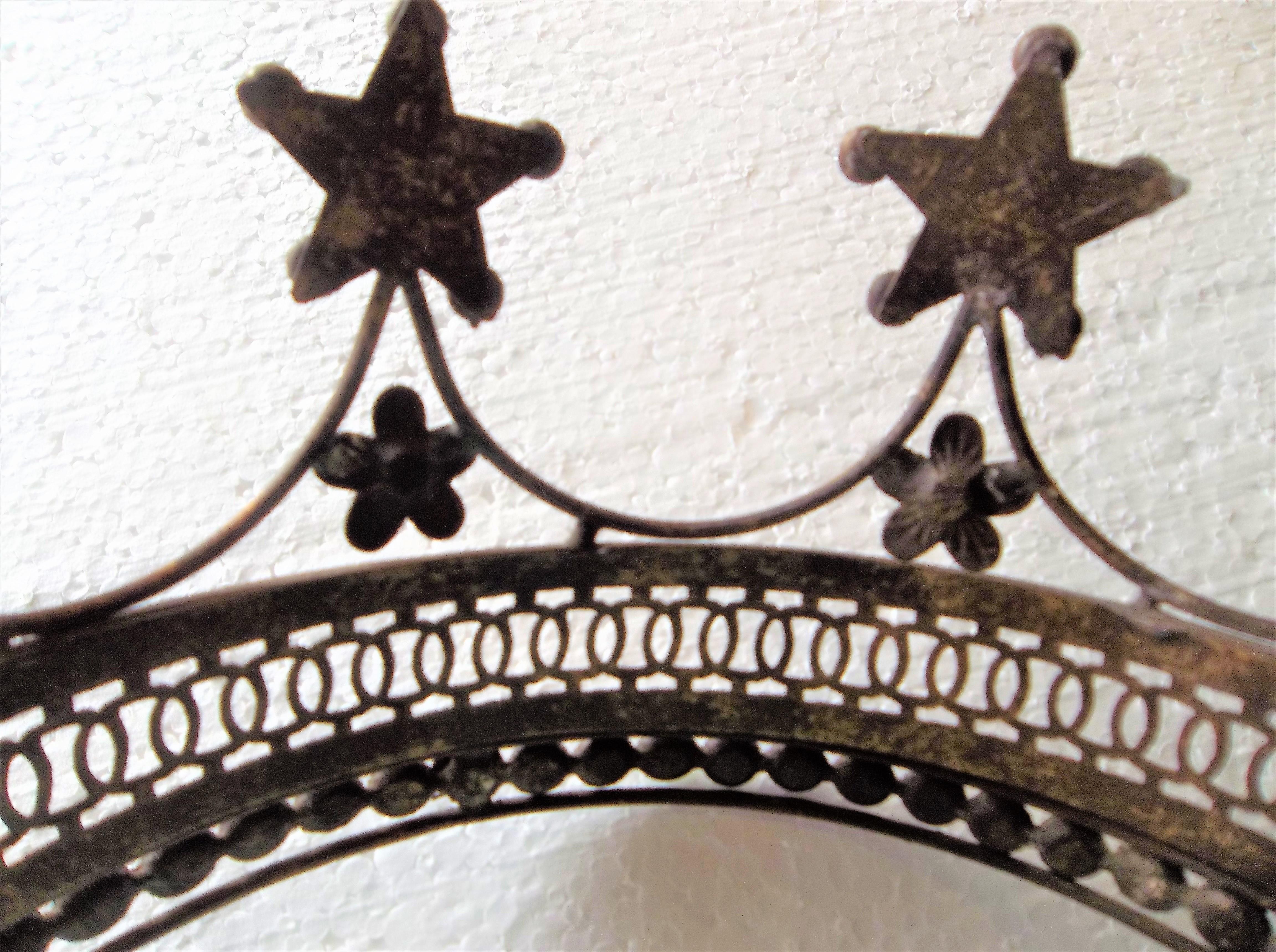 20th Century Jeweled Paste Gilt Toned Mardi Gras or Debutante Crown