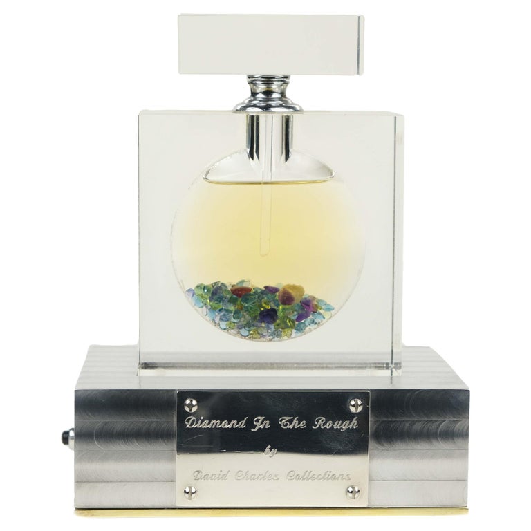 Jeweled Perfume Decanter Diamond Rubellite Tourmaline Tanzanite Topaz Peridot For Sale At 1stdibs