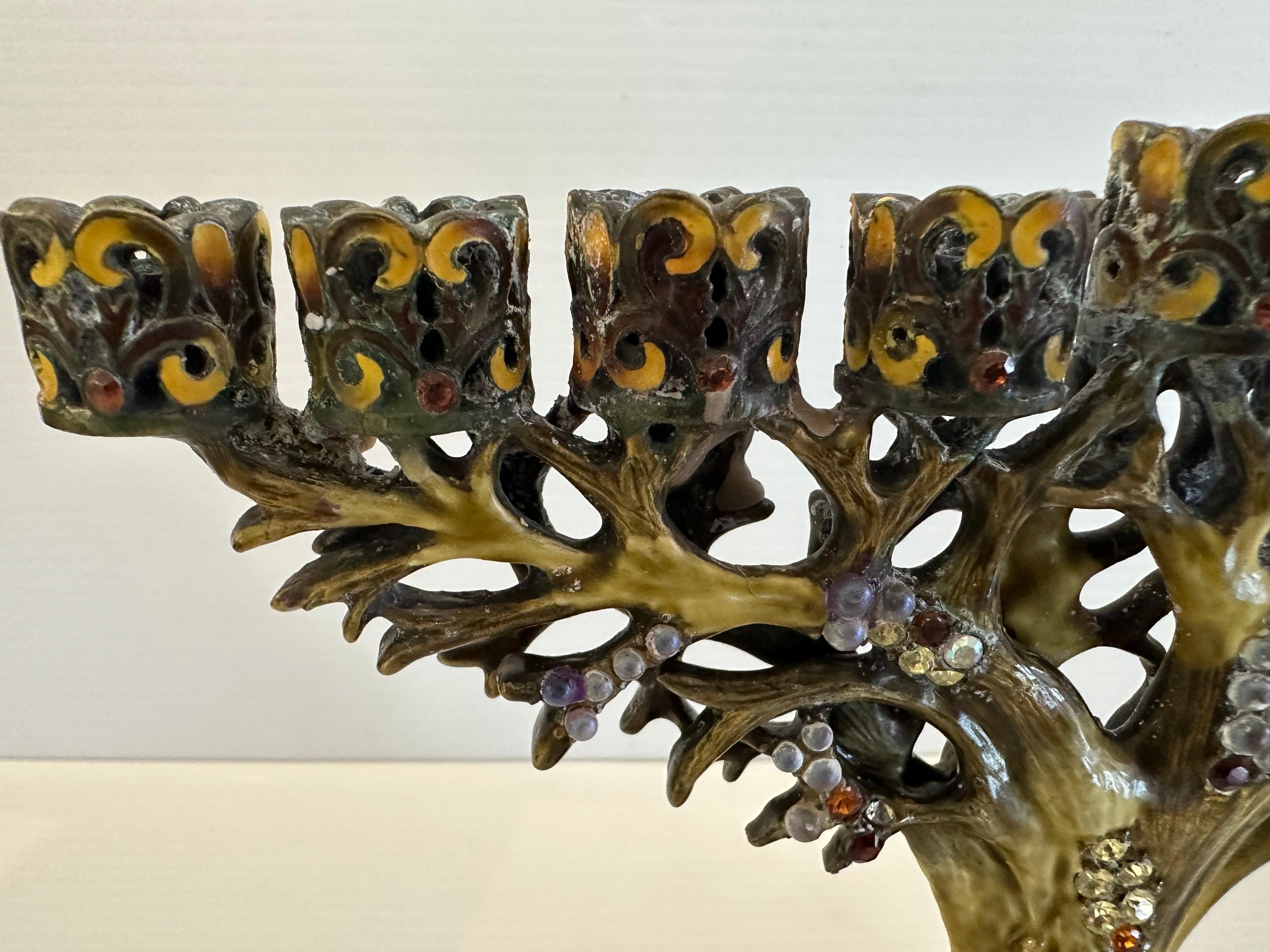 Jeweled Pewter and Enamel 