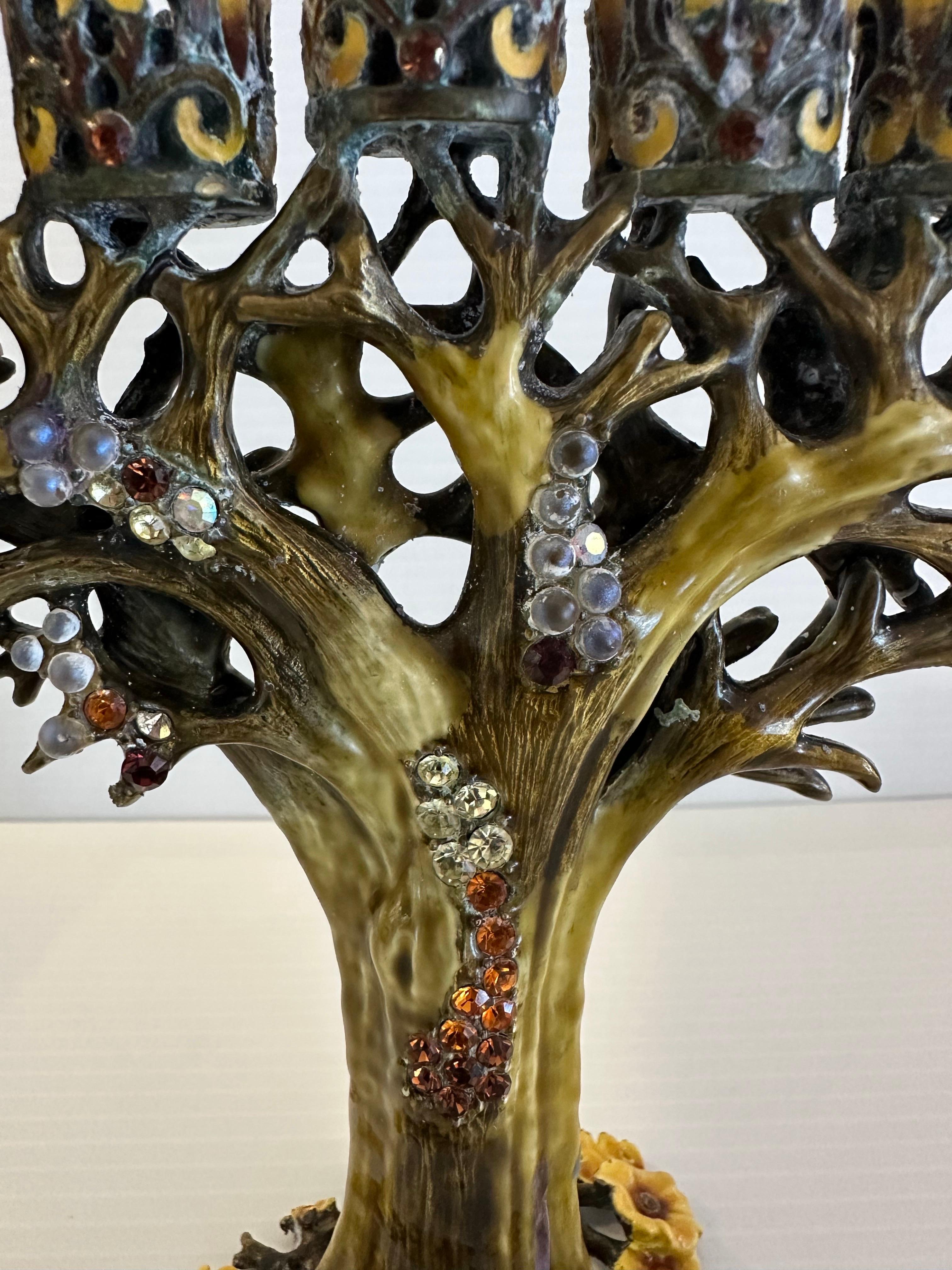 Jeweled Pewter and Enamel 