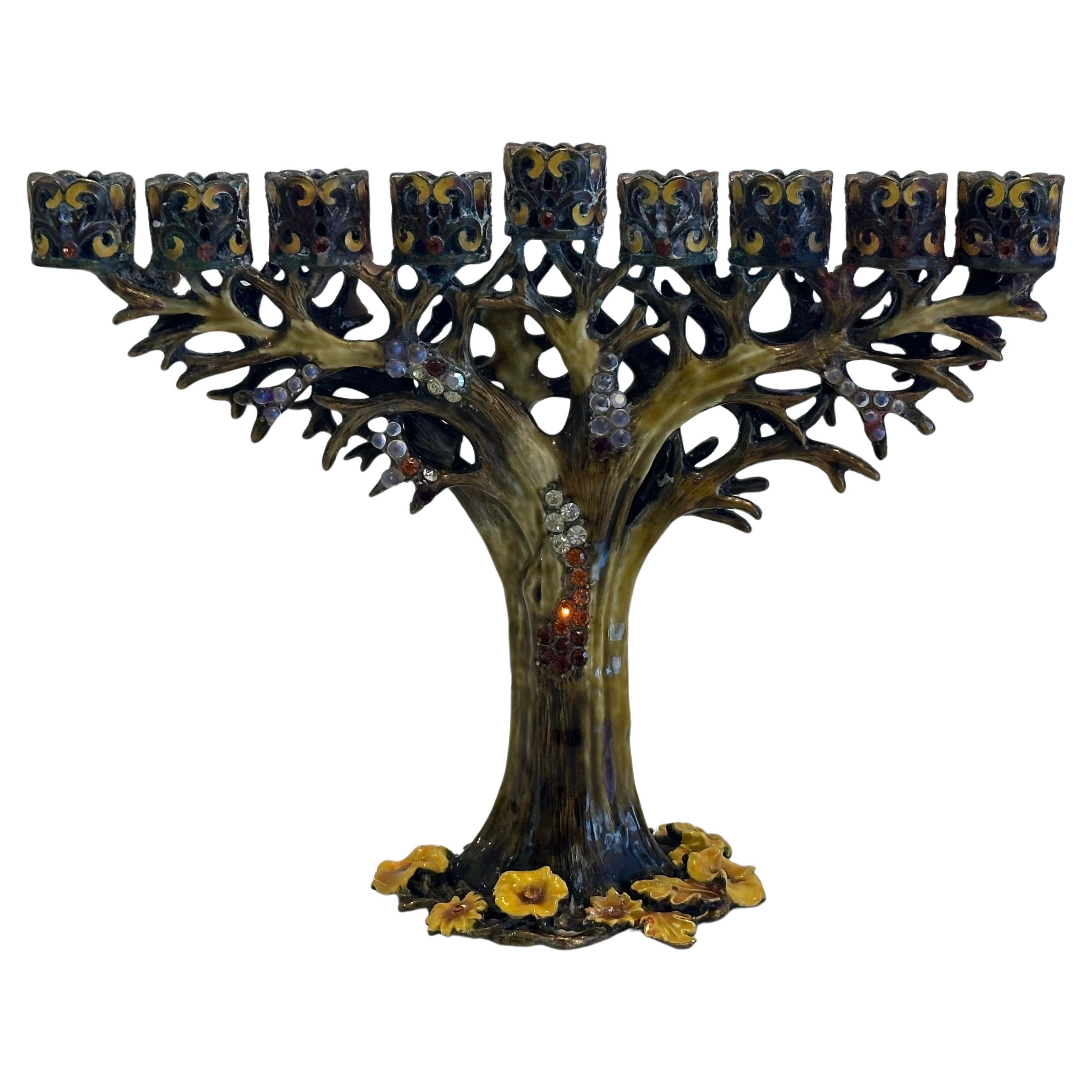 Jeweled Pewter and Enamel 