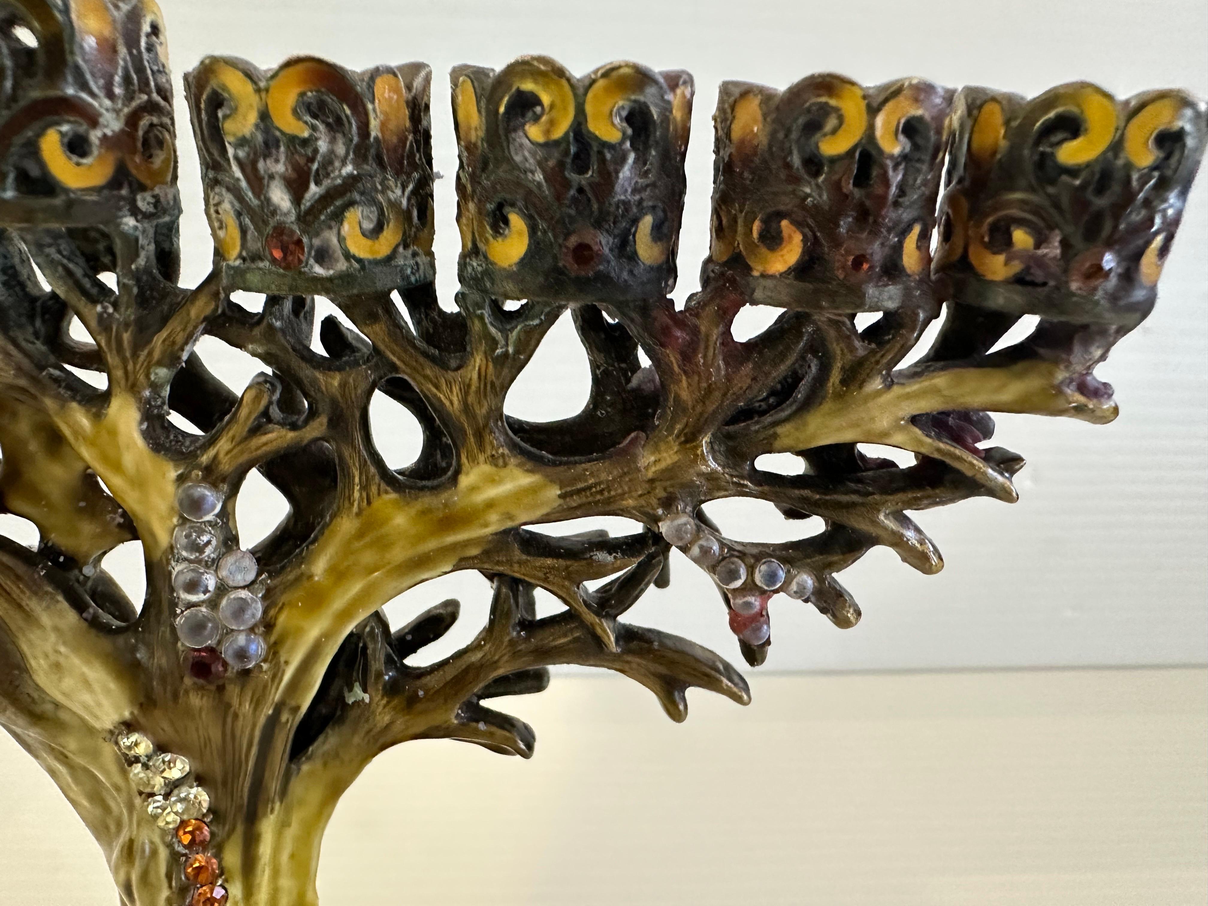 Jeweled Pewter and Enamel 