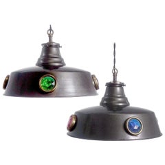 Pendentifs en étain Jewell, paire