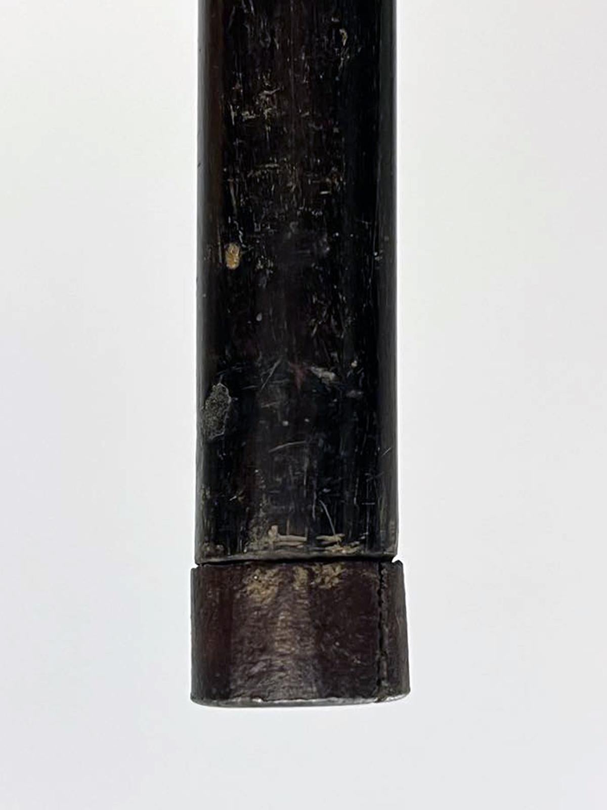 Jeweled walking stick, in gold with pietradura, Florentine mosaic. USA 1844. For Sale 4
