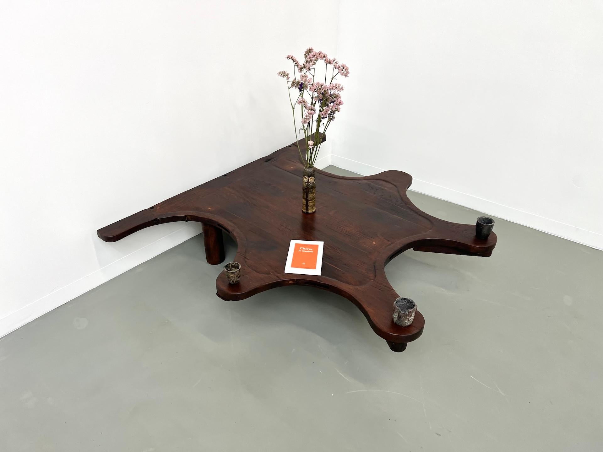 Provincial français Table basse française ancienne de Jewell, 19e siècle en vente