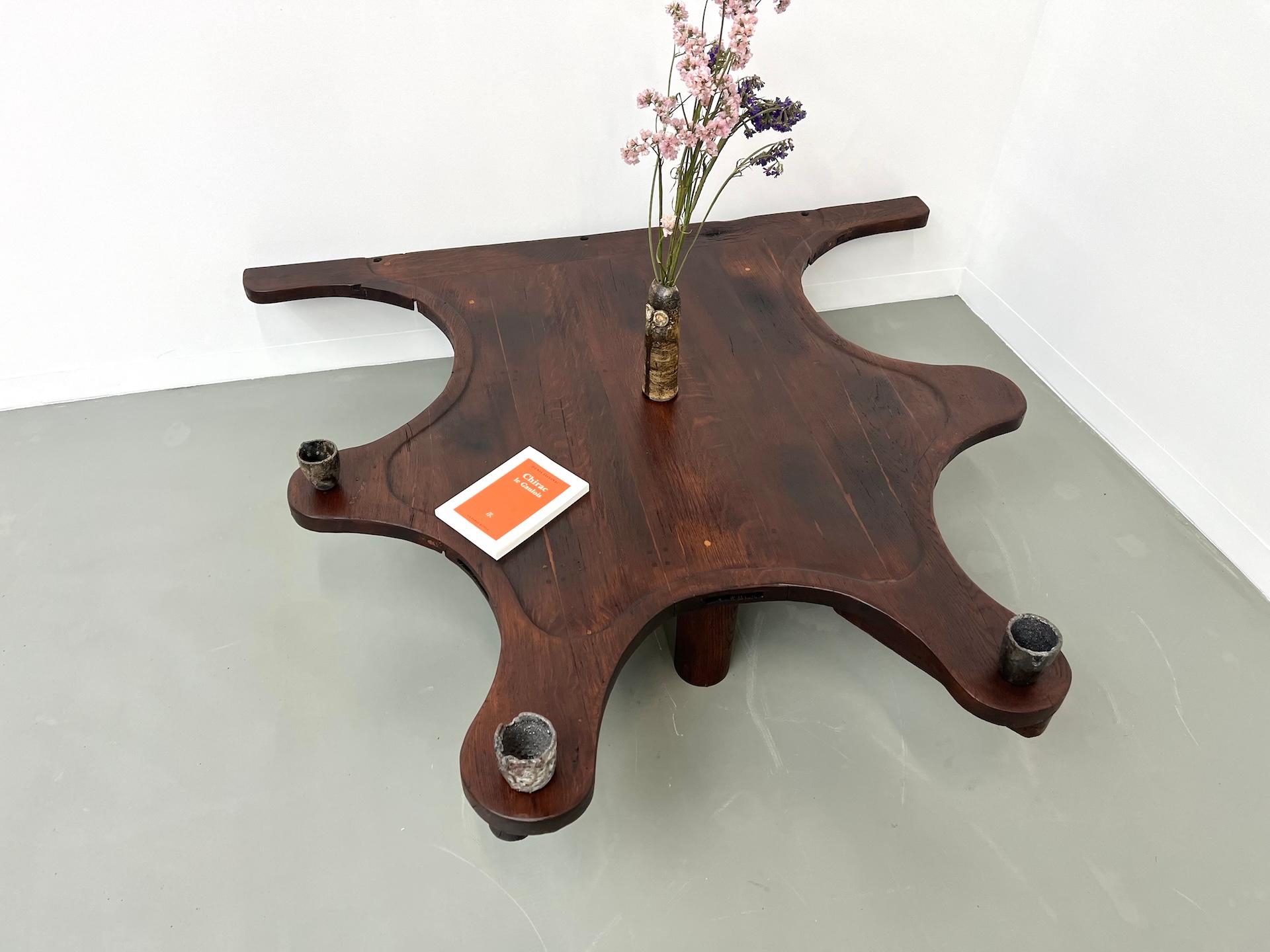 Français Table basse française ancienne de Jewell, 19e siècle en vente
