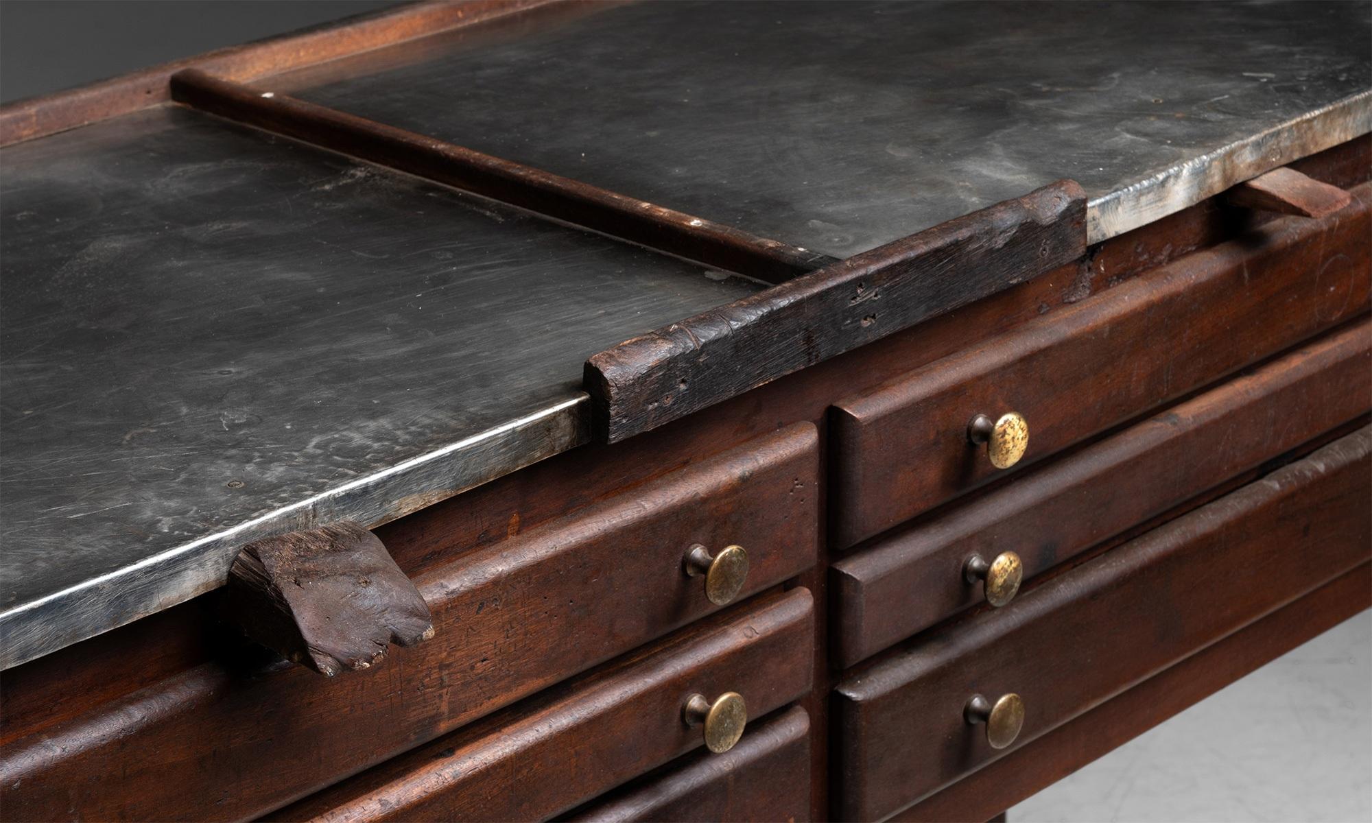 20th Century Jeweler's Work Table, France circa 1930