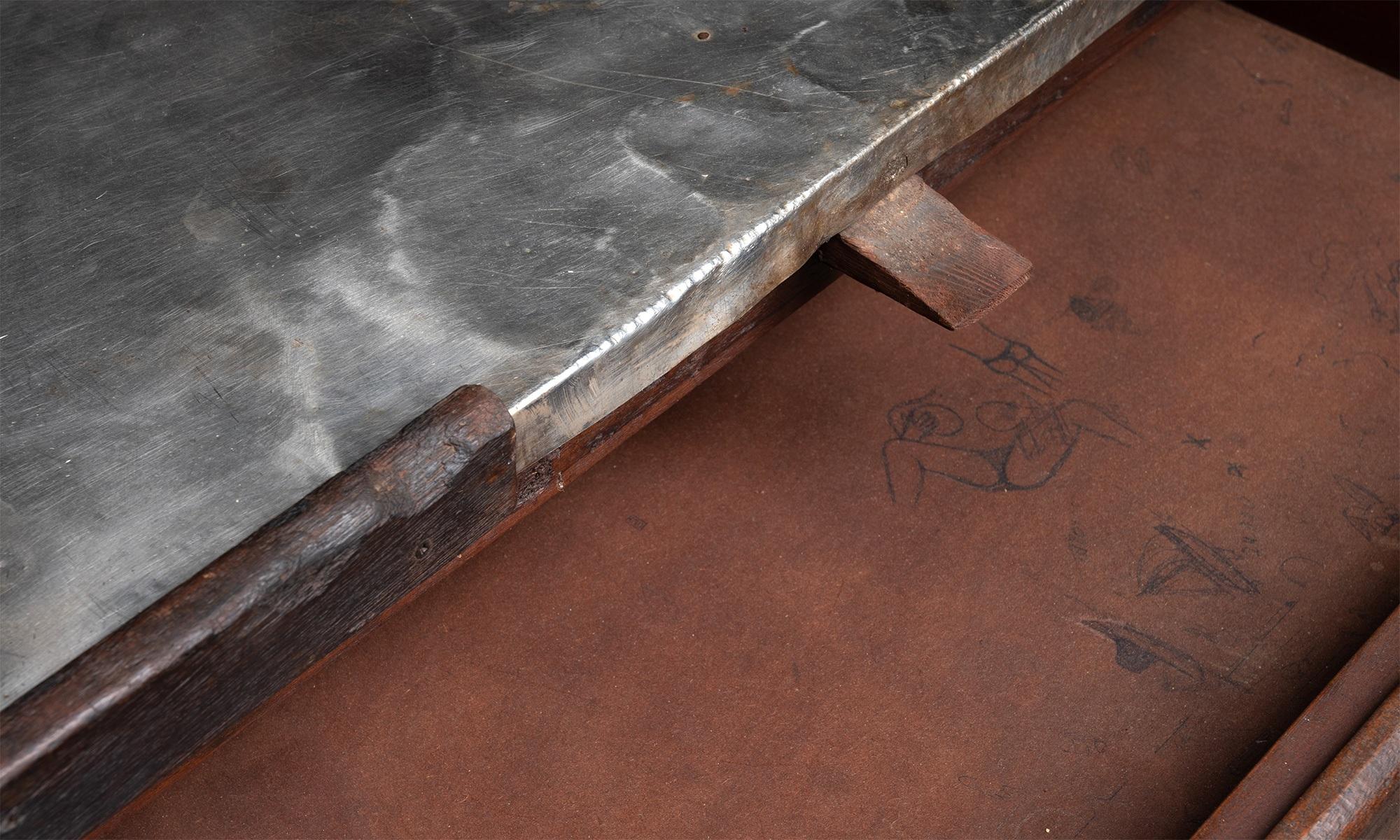 Metal Jeweler's Work Table, France circa 1930