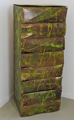 Jewelry Cabinet, Drawer Chest, Handmade, Unique Item, European