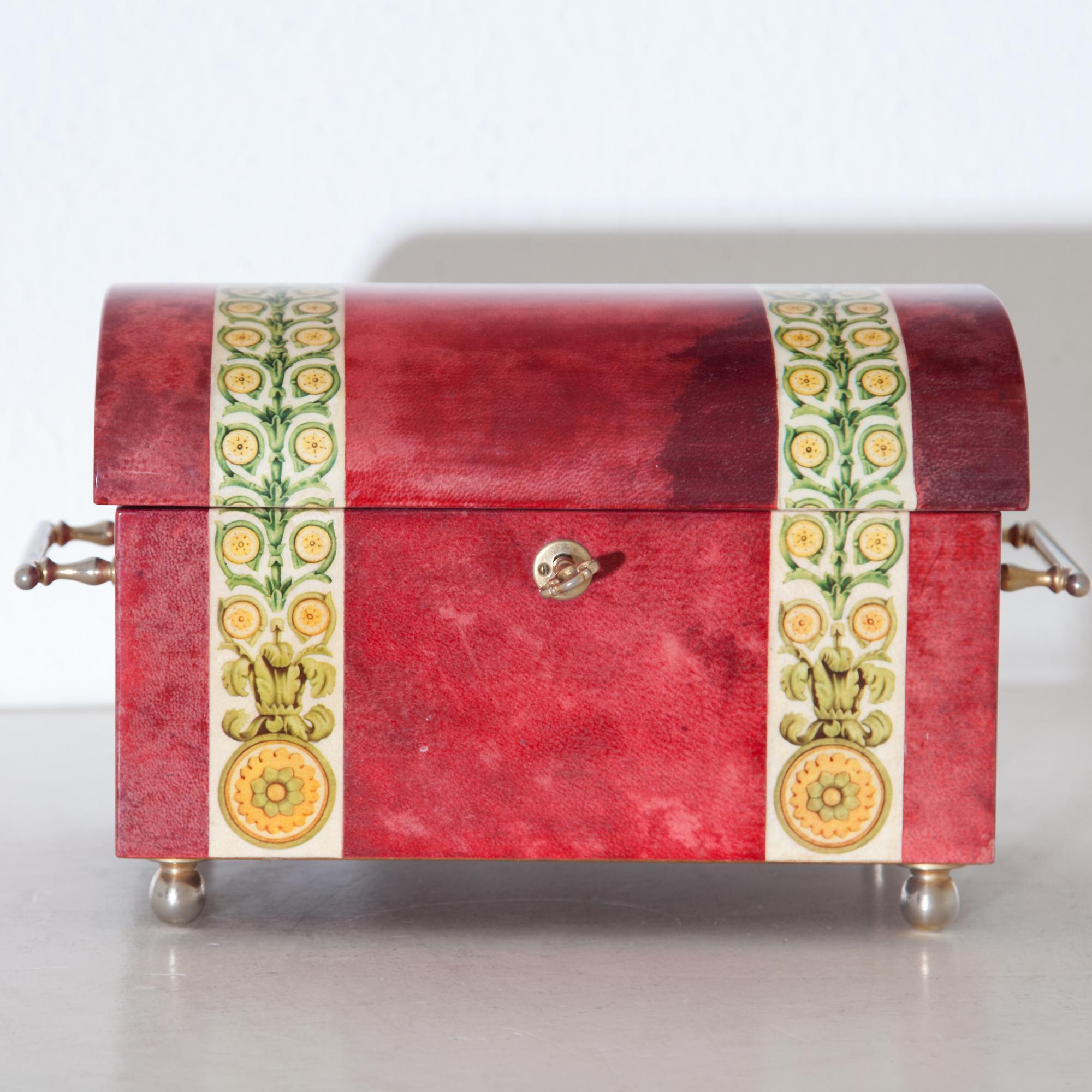 Mid-Century Modern Jewellery Box by Aldo Tura, Italy, 1960s