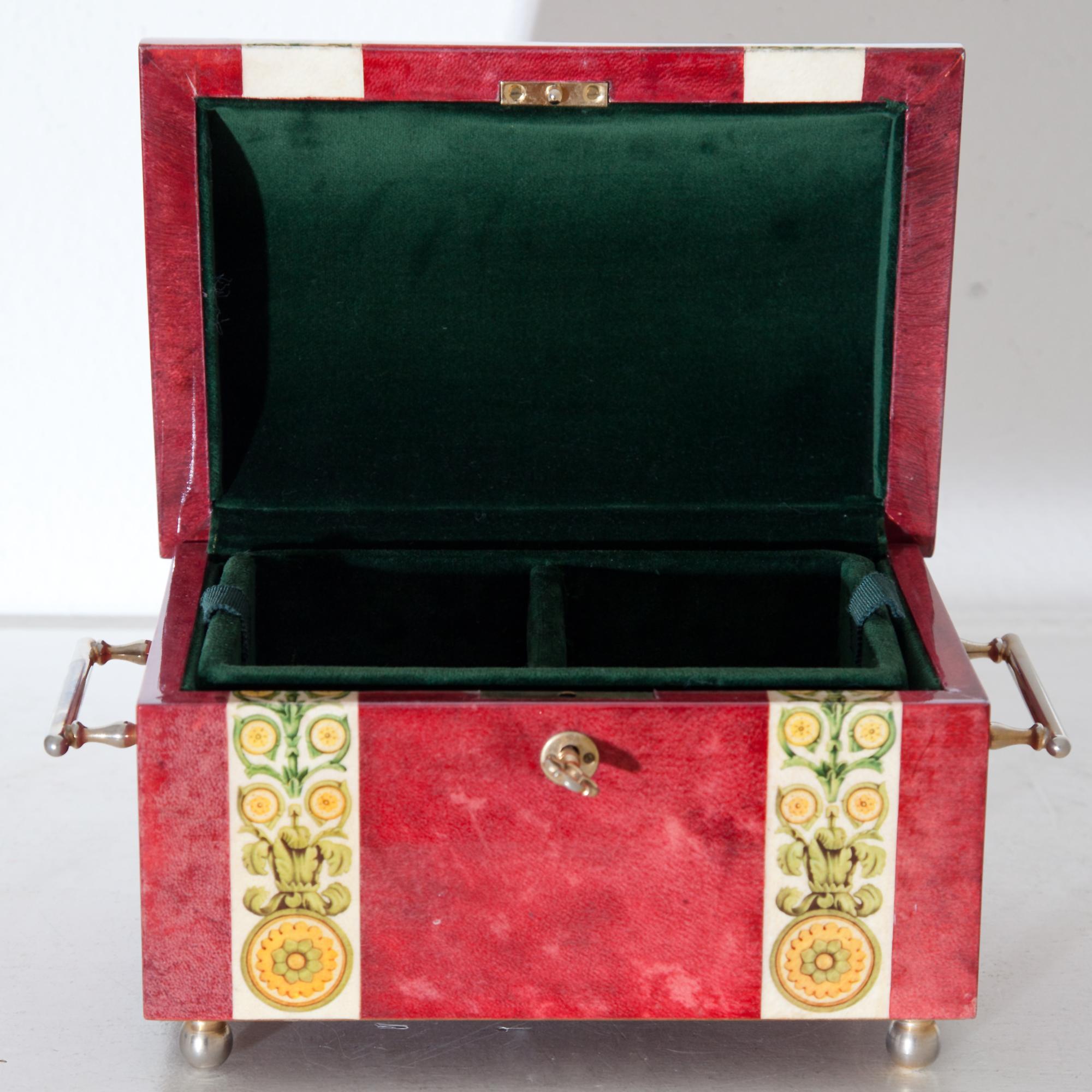 Mid-20th Century Jewellery Box by Aldo Tura, Italy, 1960s