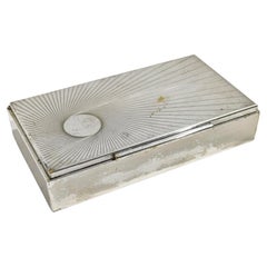 Jewellery Box Container in Silver by Guido Galbiati Italy 1960/70 Mid-Century