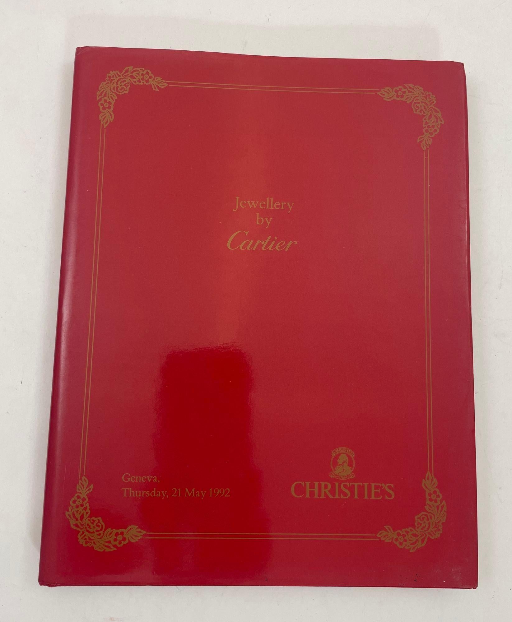 Juwelen von Cartier Christie's Geneva Auction Hardcover Buch (Art déco) im Angebot