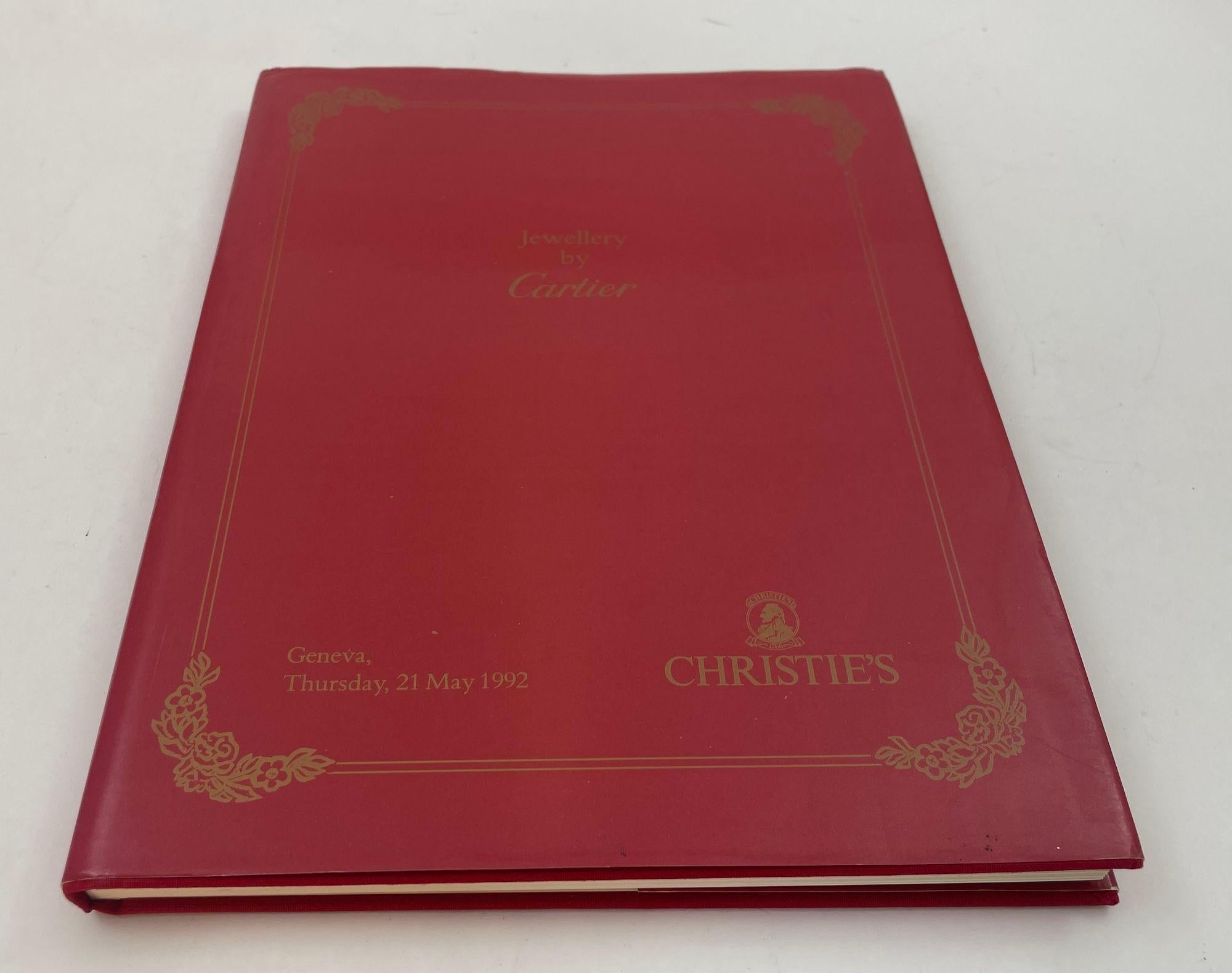 Juwelen von Cartier Christie's Geneva Auction Hardcover Buch im Zustand „Gut“ im Angebot in North Hollywood, CA