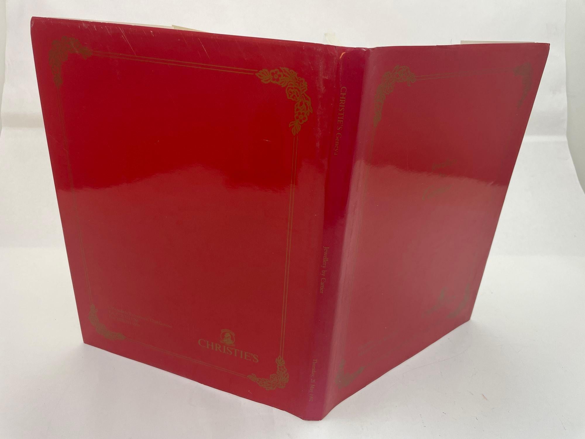 Juwelen von Cartier Christie's Geneva Auction Hardcover Buch (Ende des 20. Jahrhunderts) im Angebot
