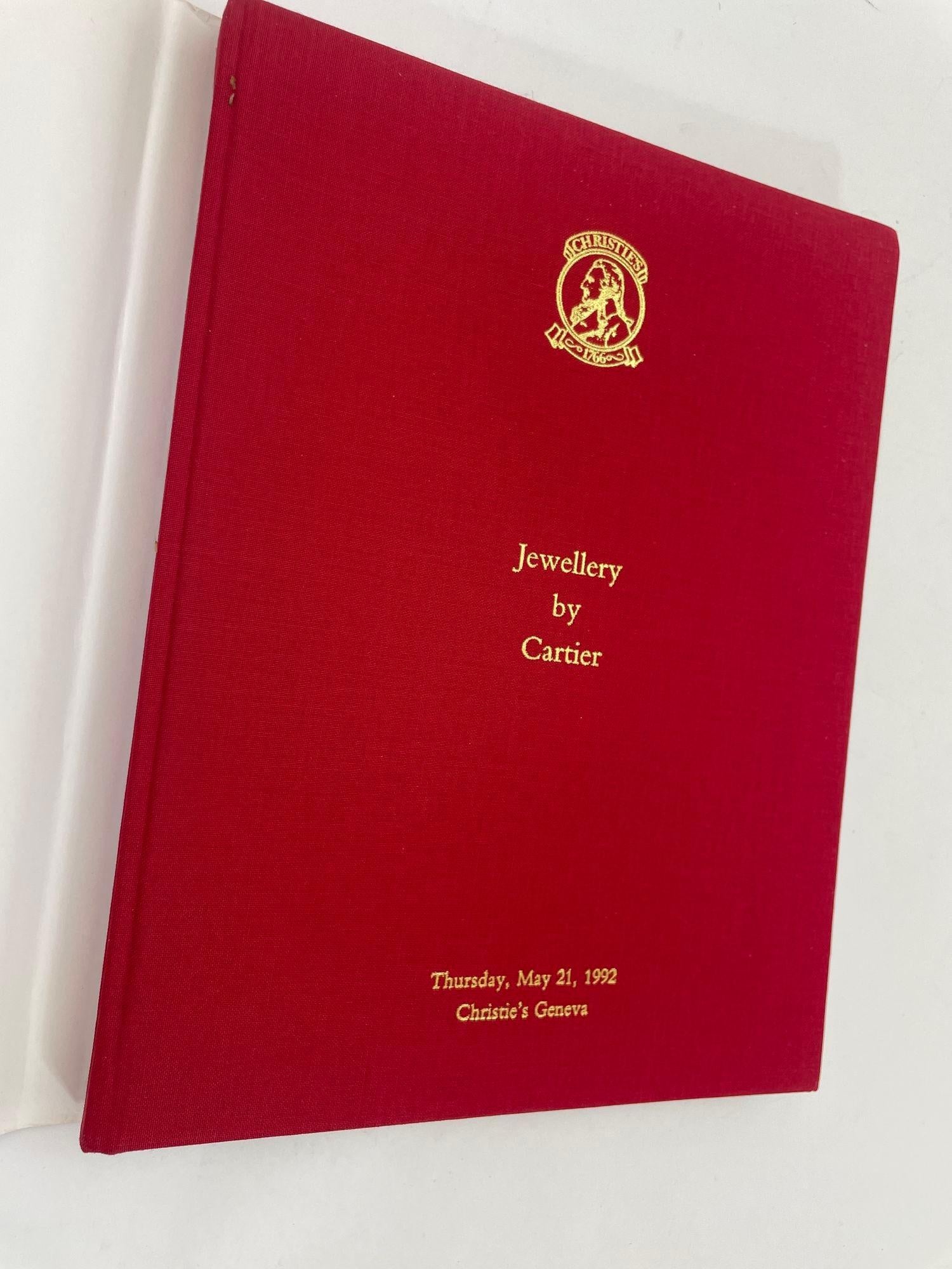 Juwelen von Cartier Christie's Geneva Auction Hardcover Buch (Papier) im Angebot