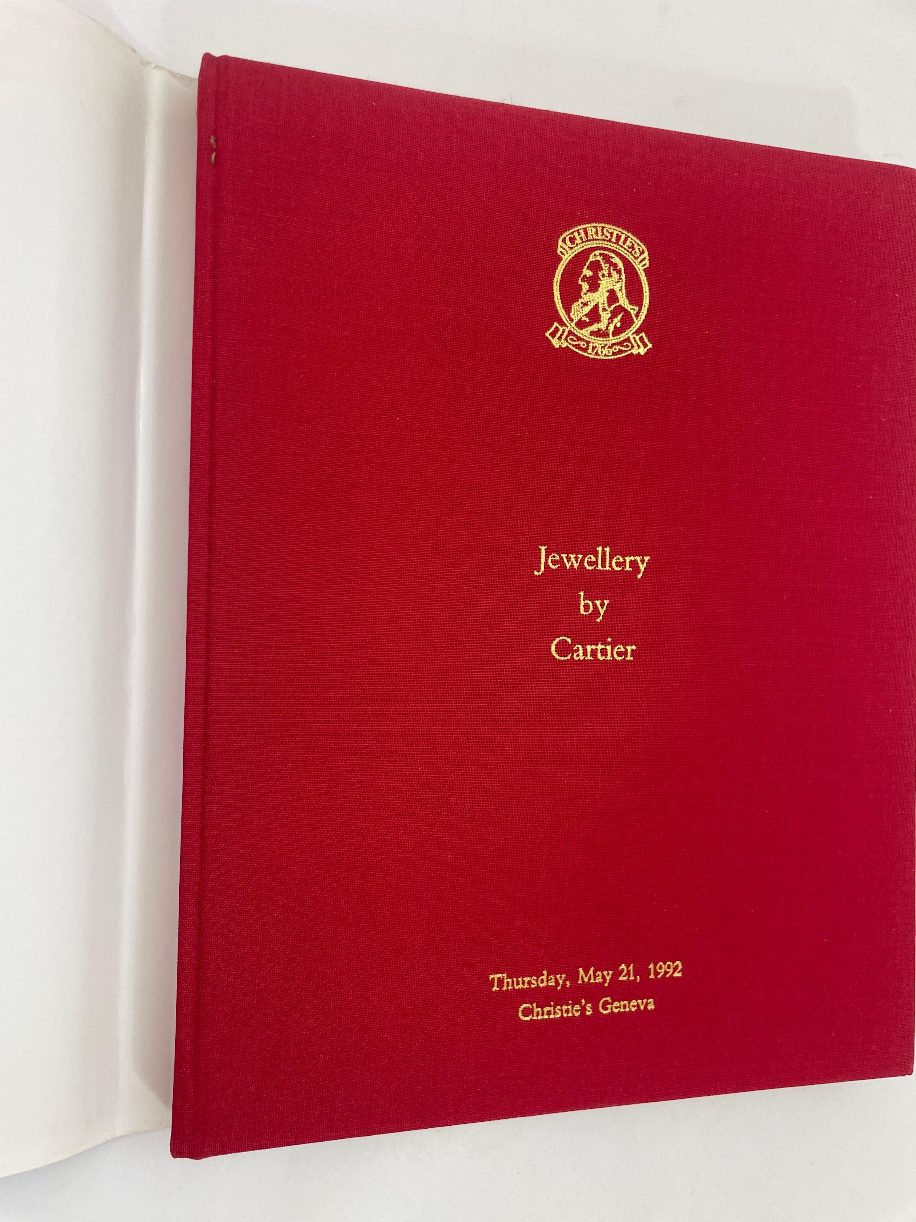 Bijoux de Cartier Christie's Geneva Auction Hardcover Book en vente 3