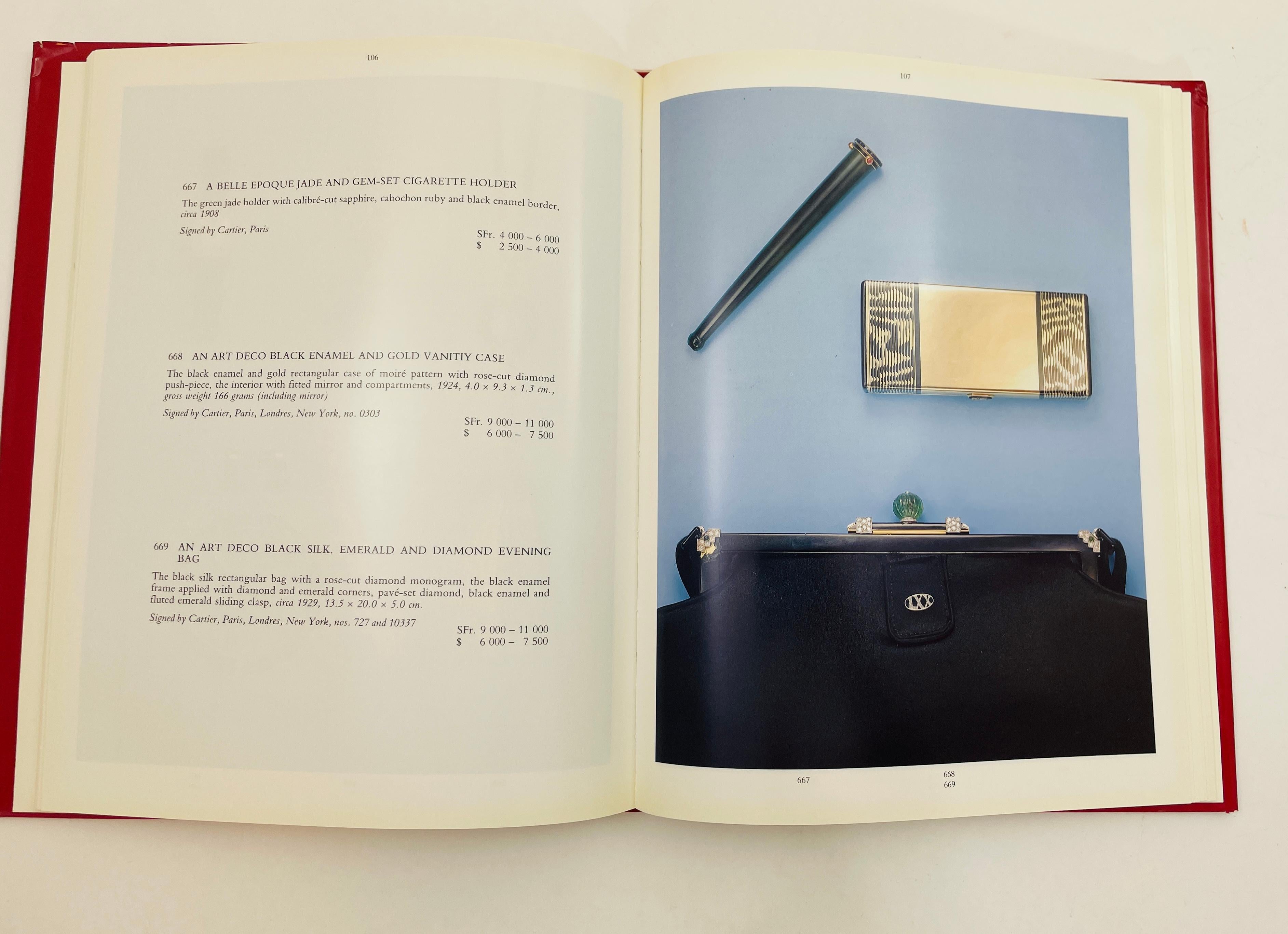 Bijoux de Cartier Christie's Geneva Auction Hardcover Book en vente 4