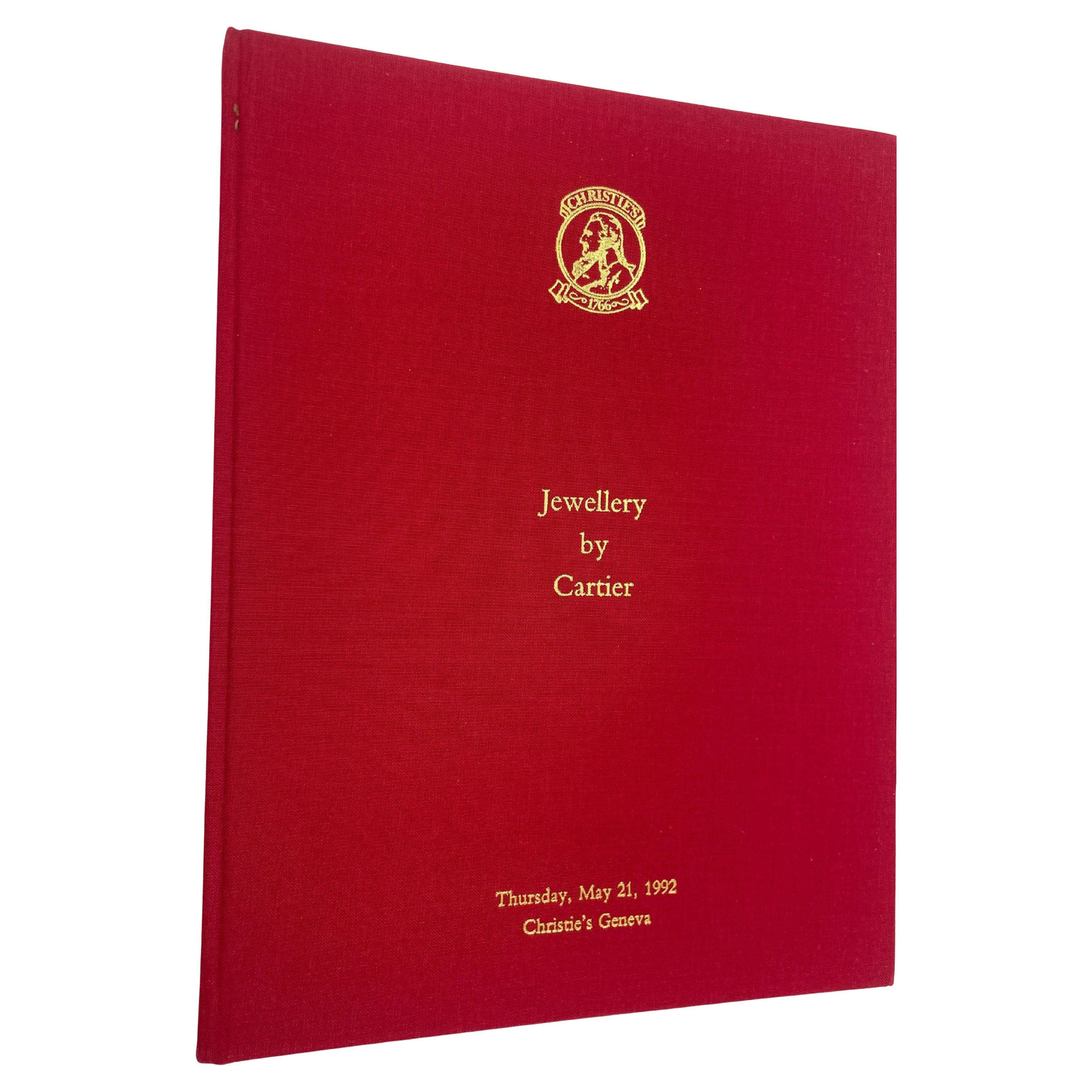 Bijoux de Cartier Christie's Geneva Auction Hardcover Book en vente