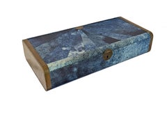 Jewellery Compendium in speckled blue Vellum