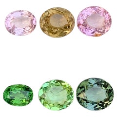Joyas de distintos tamaños y colores, con turmalina natural de África, de 5 a 7 mm