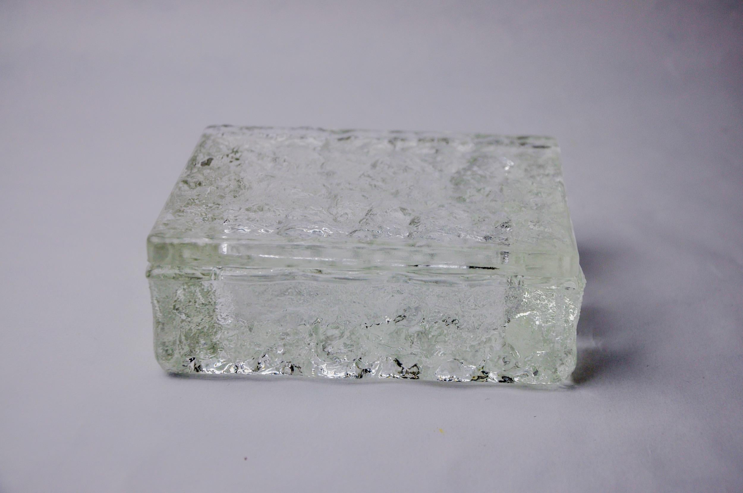 Hollywood Regency Jewelry box by Antonio Imperatore, murano glass, Italy, 1970
