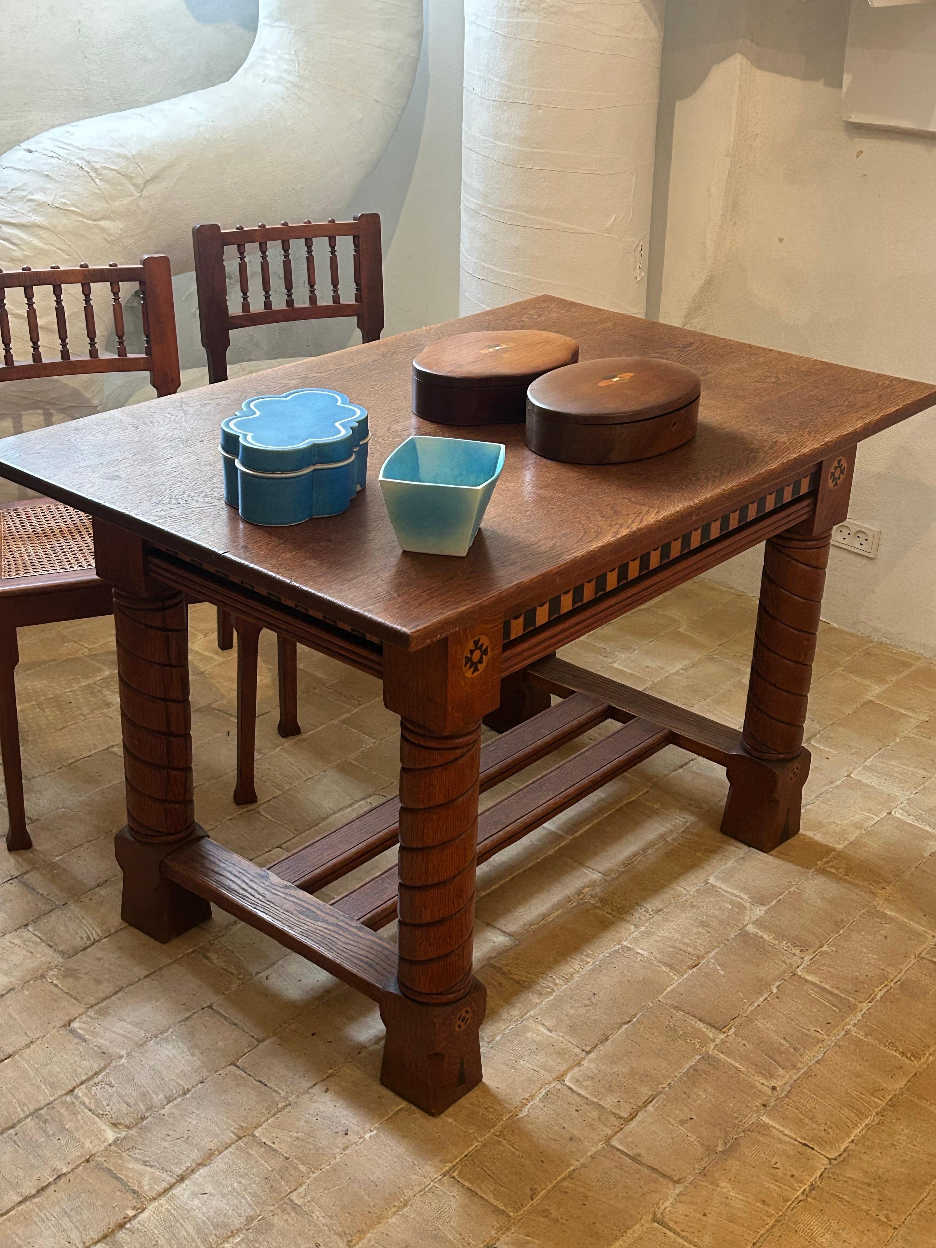 Art Nouveau Jewelry Box by Cathrine Horsbøl — Denmark’s First Female Designer, circa 1900 For Sale