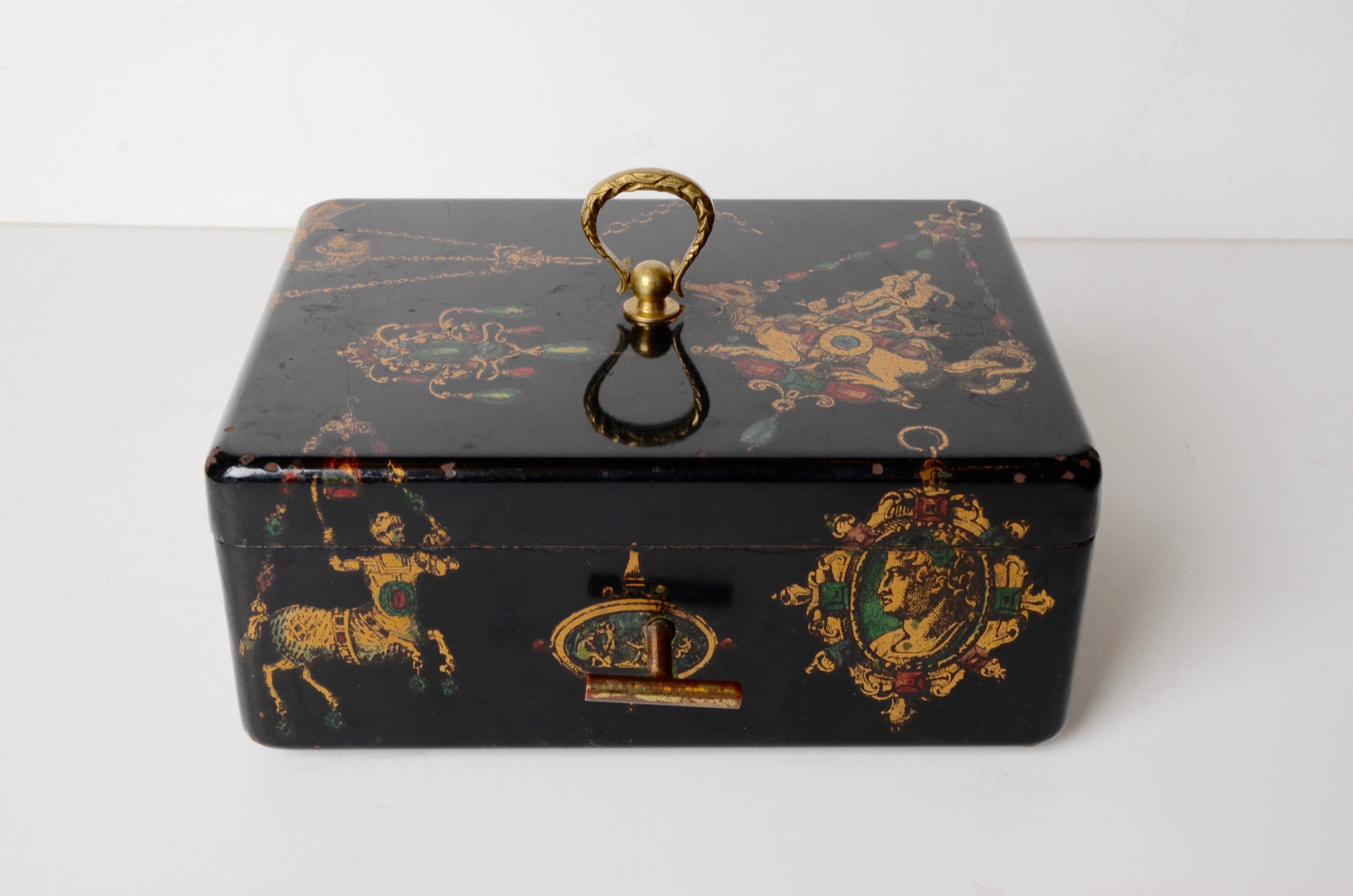 Mid-Century Modern Jewelry box by Fornasetti, mid-1900s For Sale