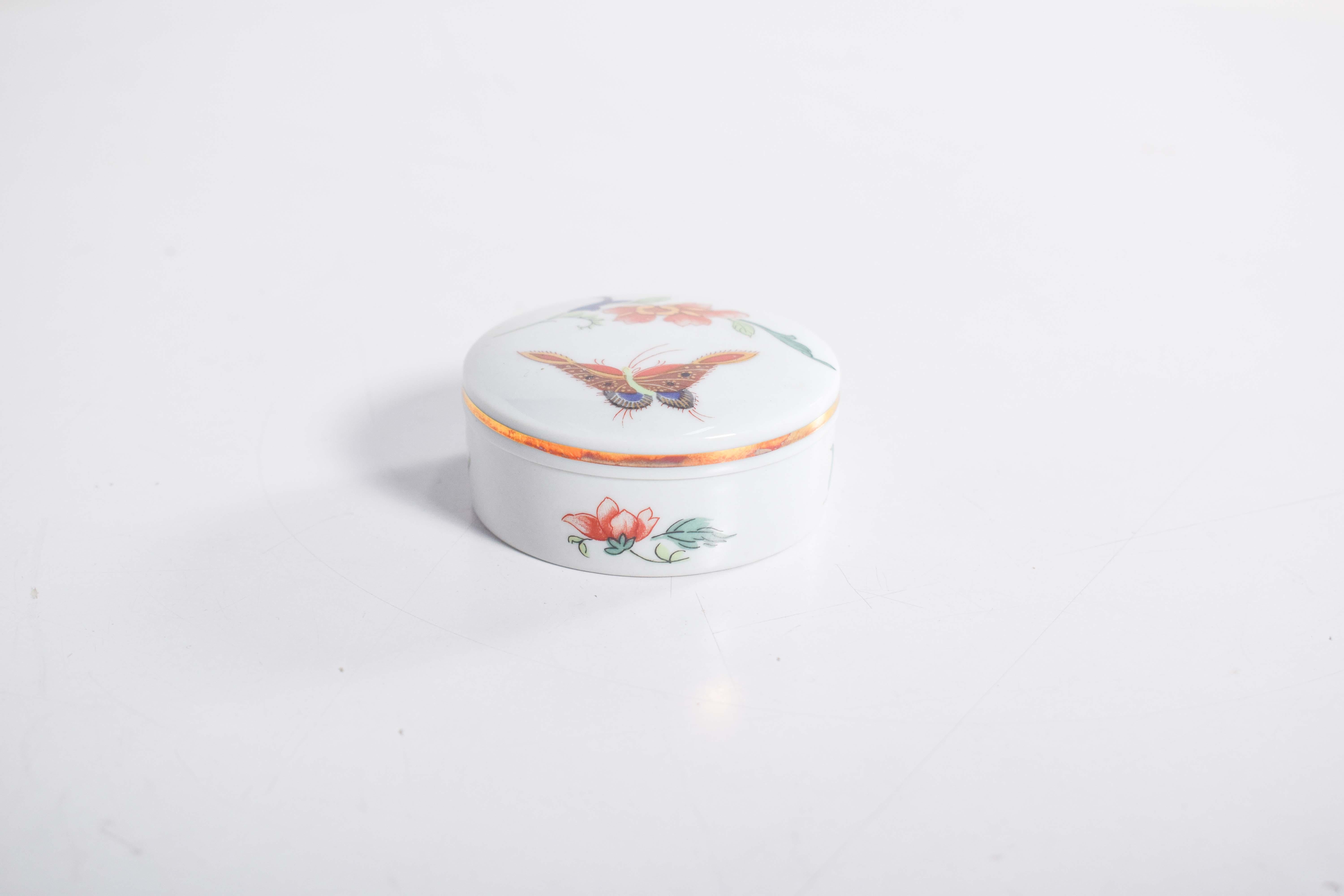Mid-Century Modern Jewelry Box in Vista Alegre Porcelain, Portugal For Sale