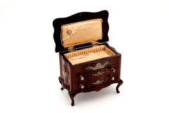 Boîte à bijoux en bois de rose