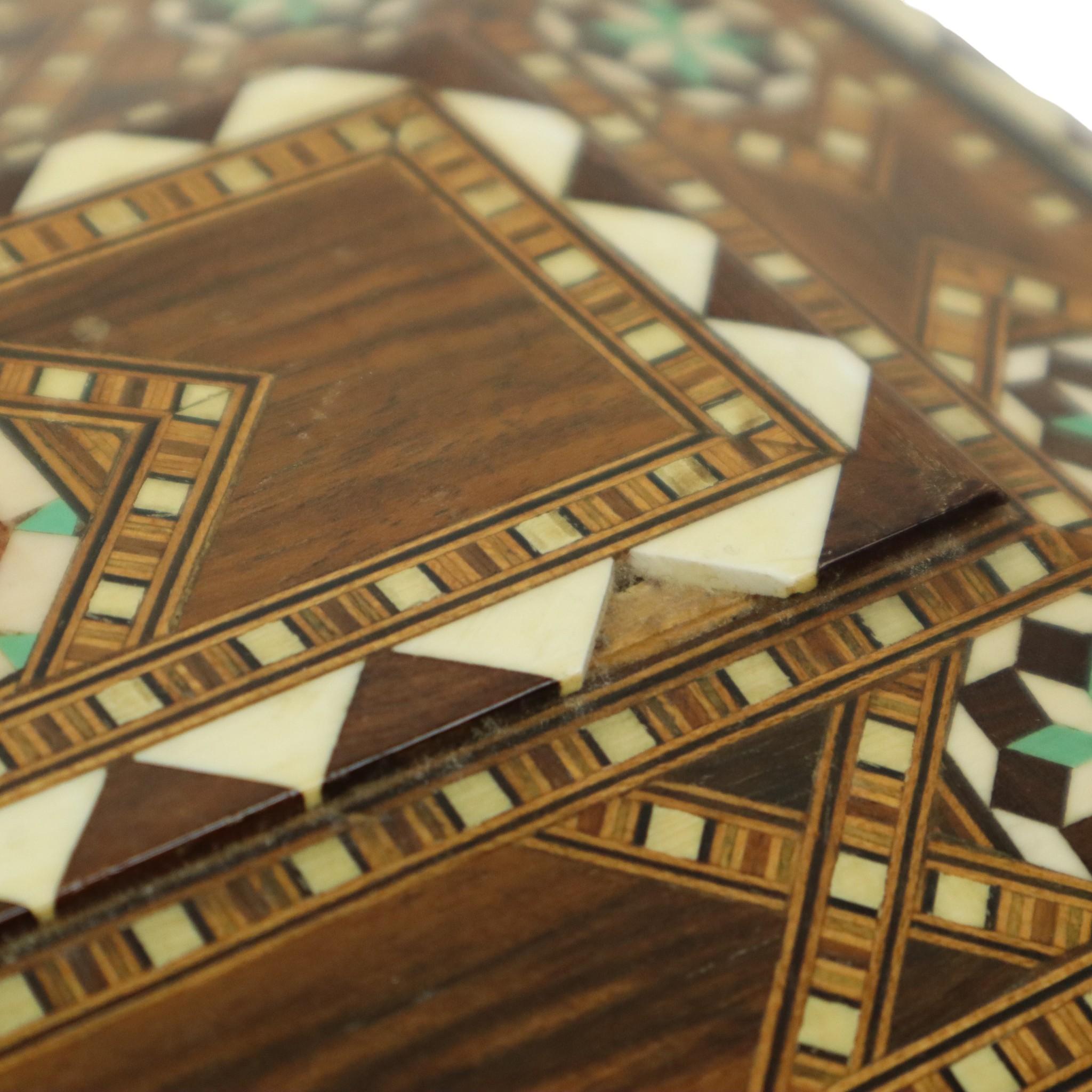 Schmuckkästchen Intarsien-Schmuckkästchen Trinket Box im Angebot 7