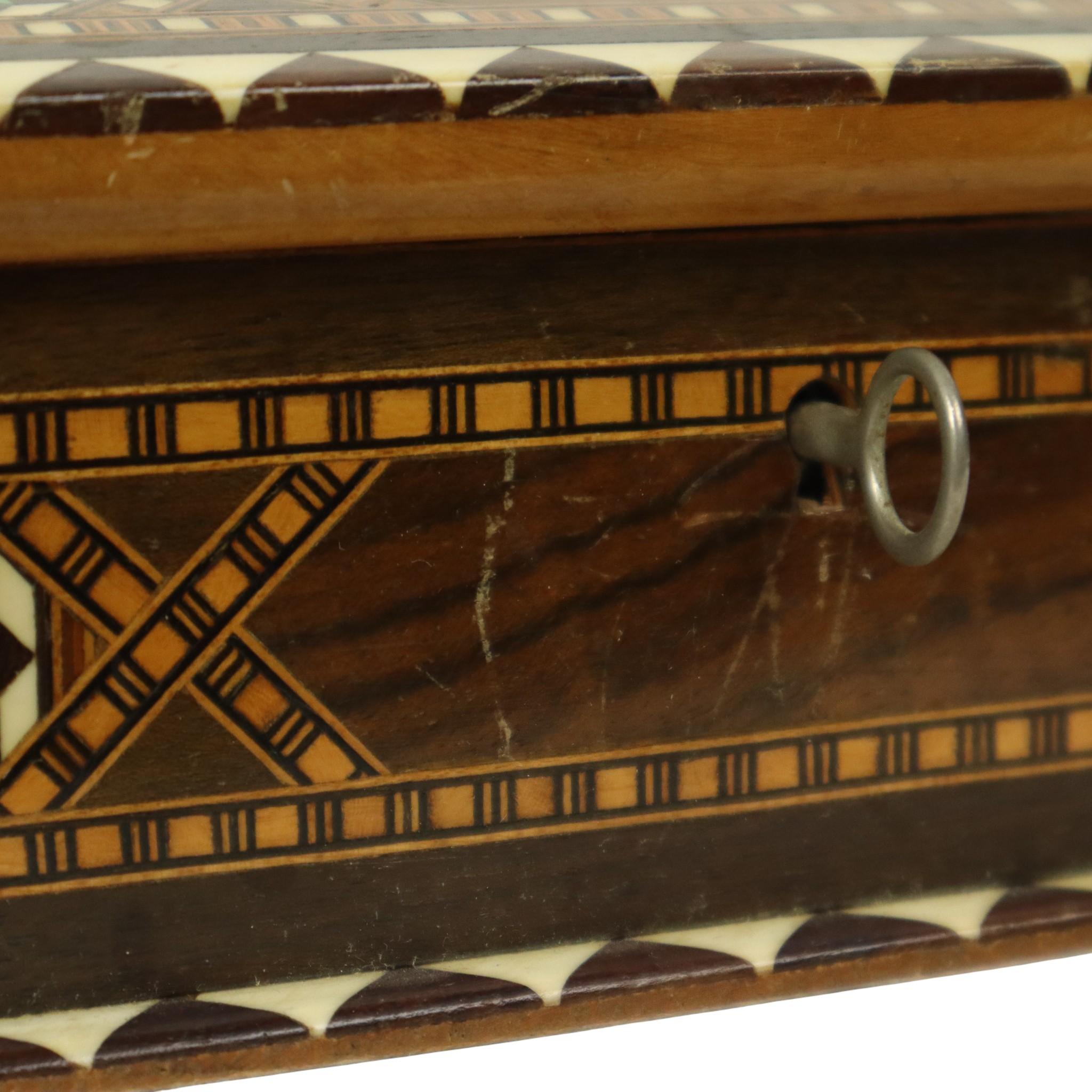 Schmuckkästchen Intarsien-Schmuckkästchen Trinket Box im Angebot 9