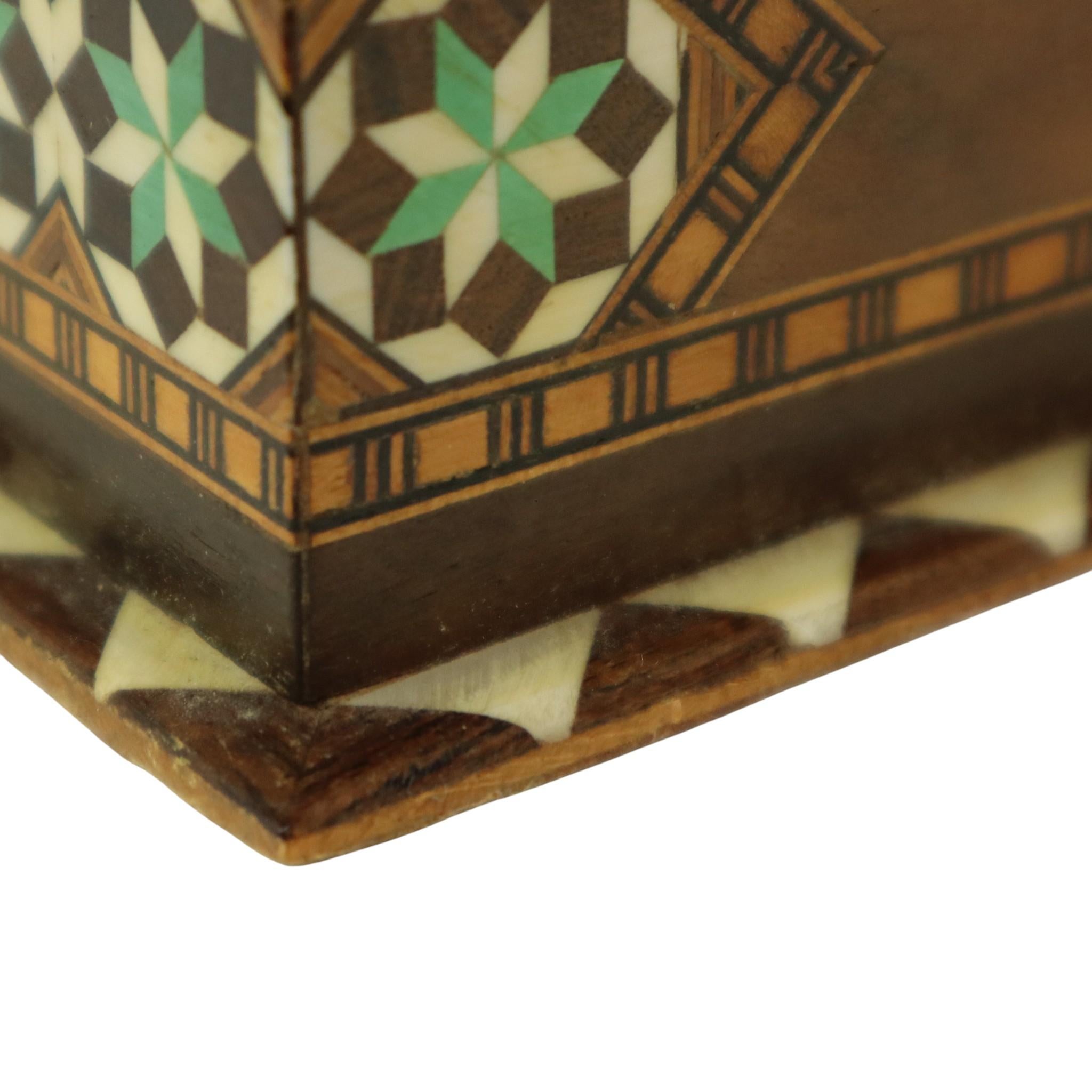 Schmuckkästchen Intarsien-Schmuckkästchen Trinket Box im Angebot 14