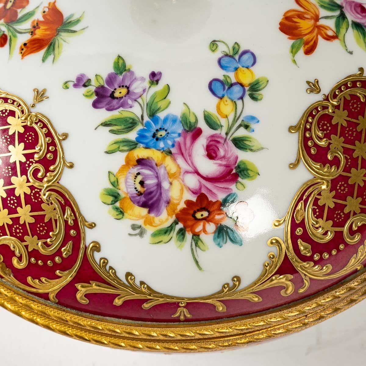 Porcelain Jewelry Box, Napoleon III Period