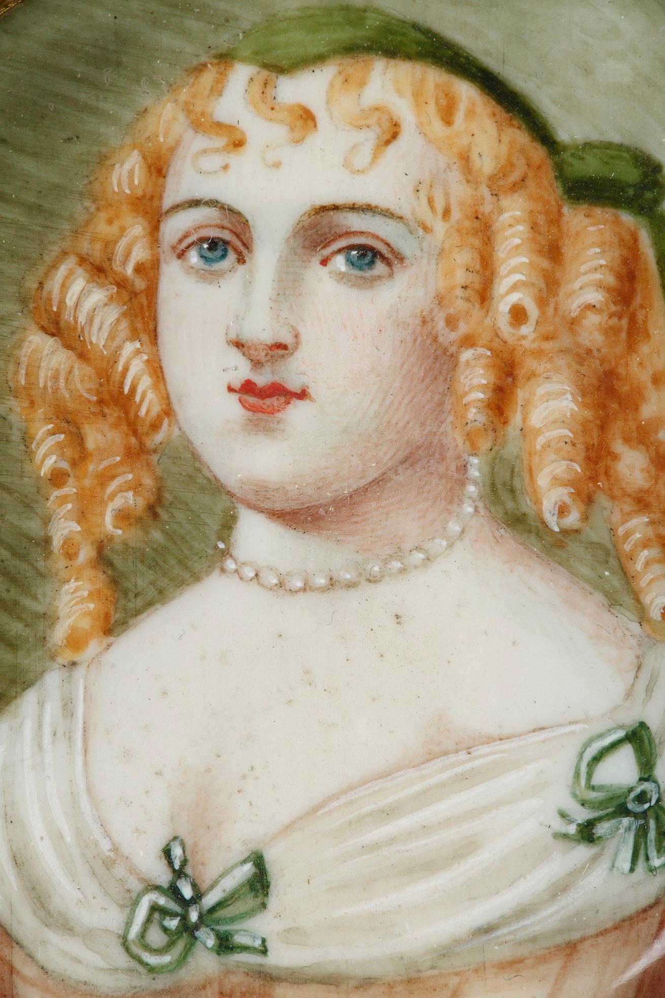Boîte à bijoux avec le portrait de Madame de Sévigné en vente 3