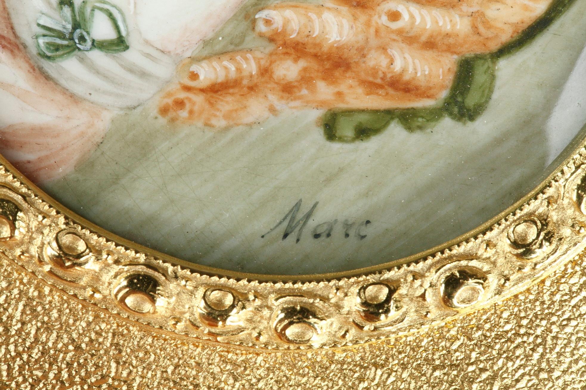 Boîte à bijoux avec le portrait de Madame de Sévigné en vente 4