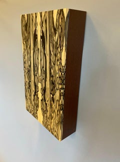 Jewelry Case ONE shown in white ebony, wenge, & brass by Adam Bentz