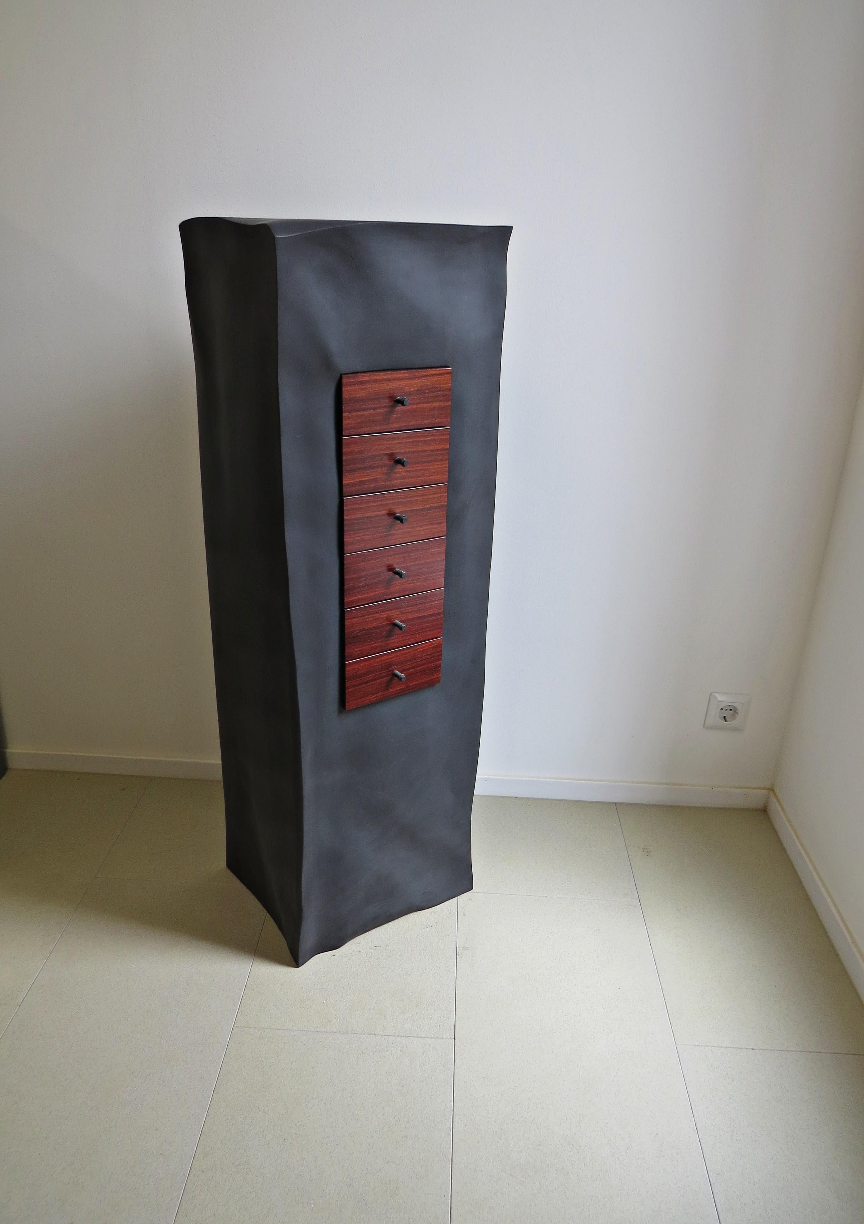 Organic Modern, Jewelry Chest, European, Black  In New Condition For Sale In Dietmannsried, Bavaria