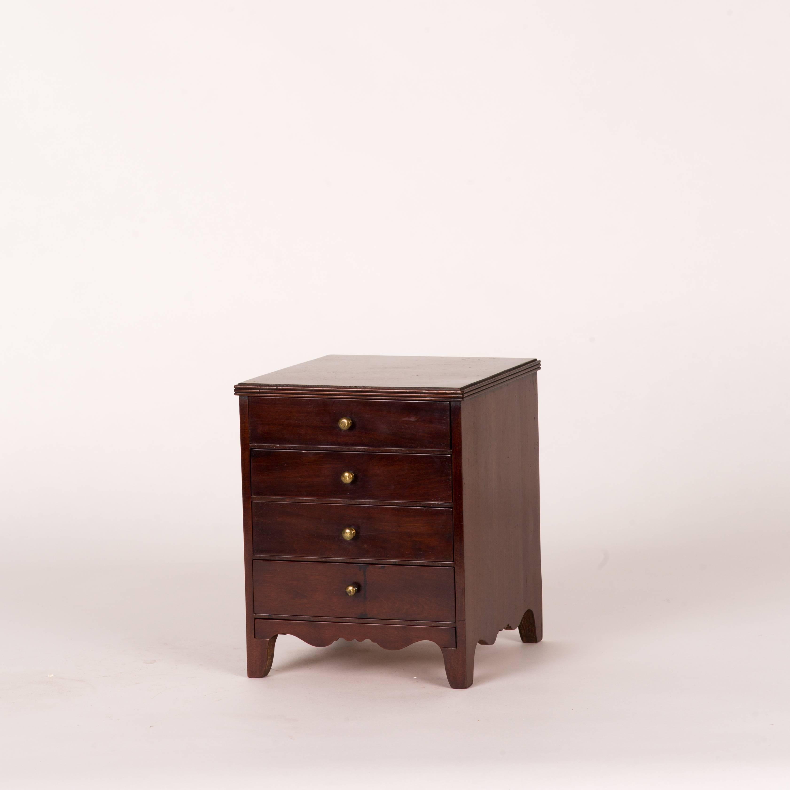 Wood 19th Century English Jewelry Drawer For Sale