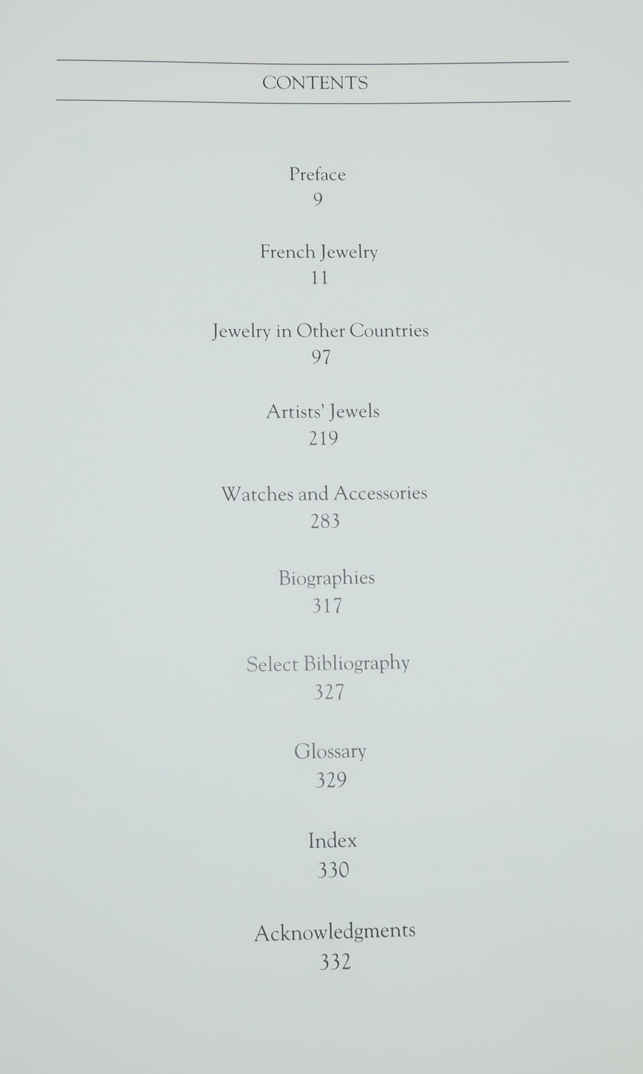Blue 'Jewelry of the 1940s and 1950s' by Sylvie Raulet Collector's Coffee Table Book
